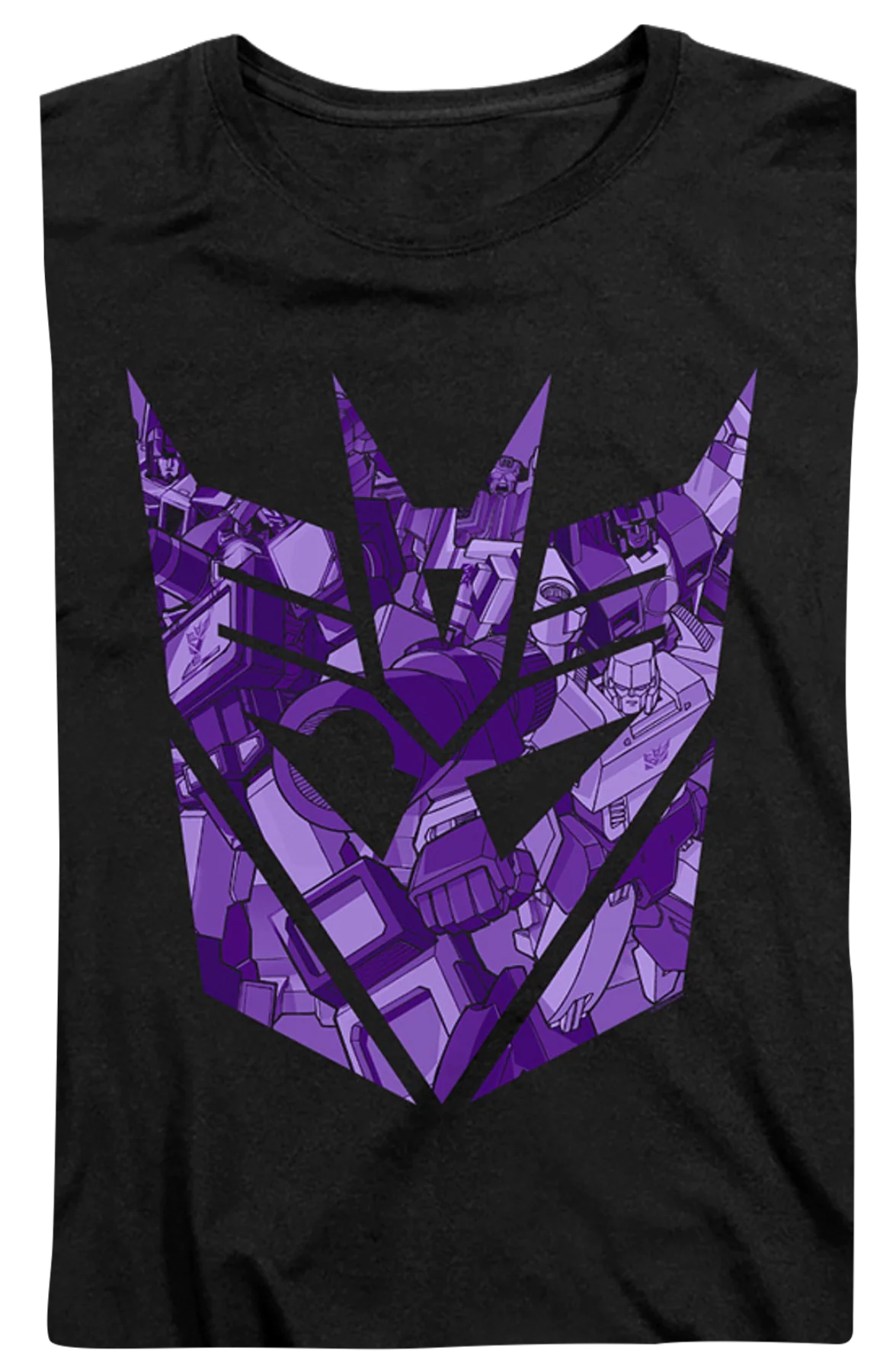 Womens Decepticon Logo Illustrations Transformers Shirt - Image 2