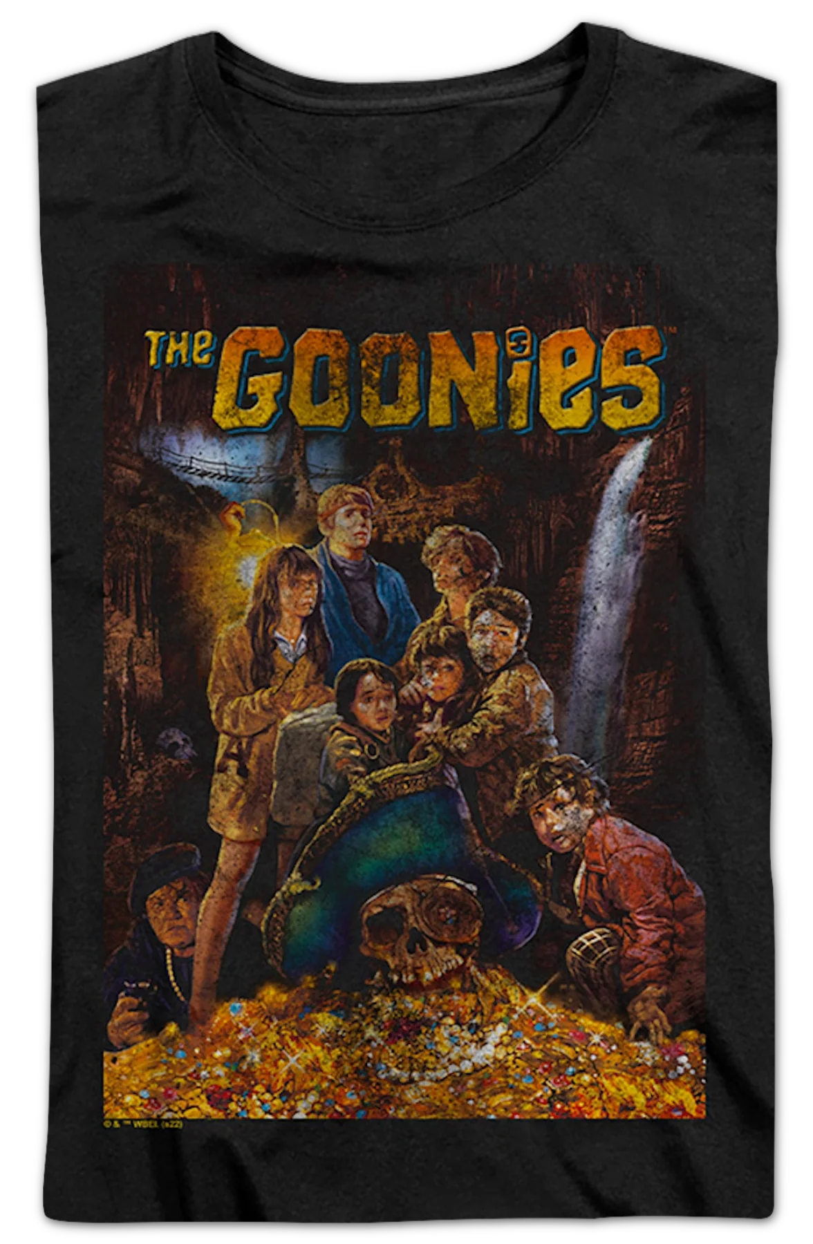 Womens Distressed Poster Goonies Shirt - Image 2