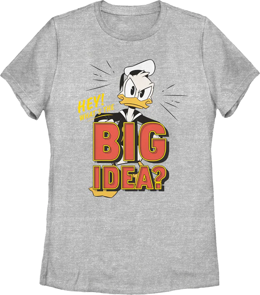 Womens Donald Duck What's The Big Idea DuckTales Shirt