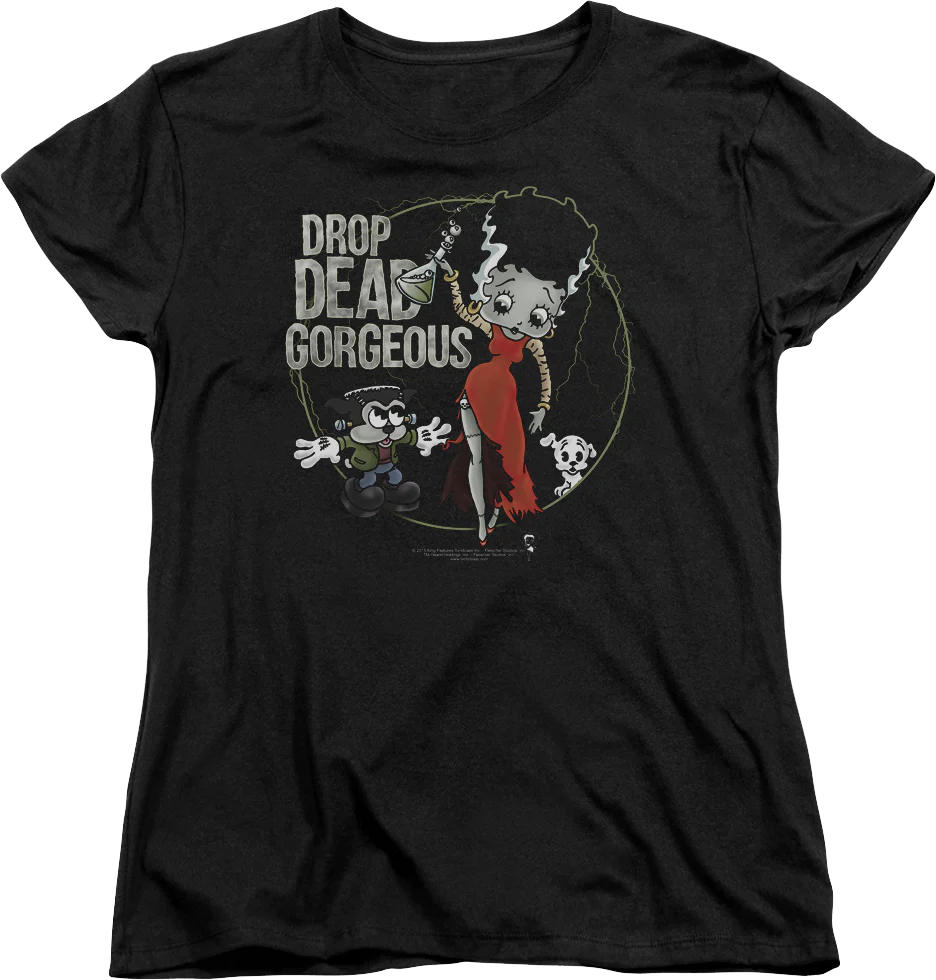Womens Drop Dead Gorgeous Betty Boop Shirt