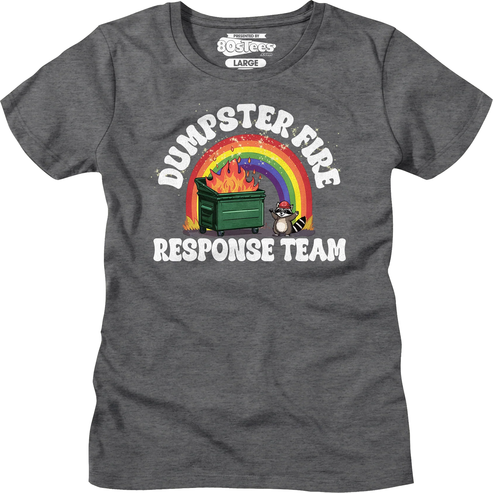 Womens Dumpster Fire Response Team Shirt - Image 5