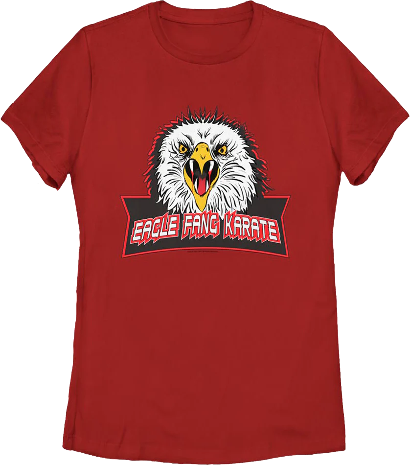 Womens Eagle Fang Karate Logo Cobra Kai Shirt