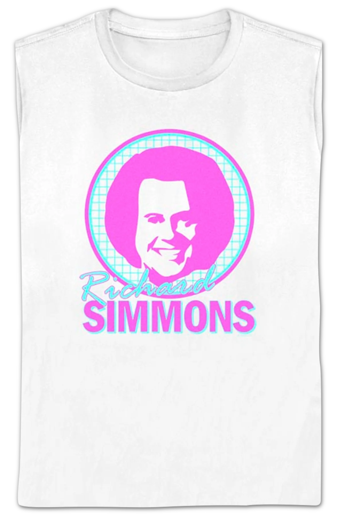 Womens Face Logo Richard Simmons Shirt - Image 2