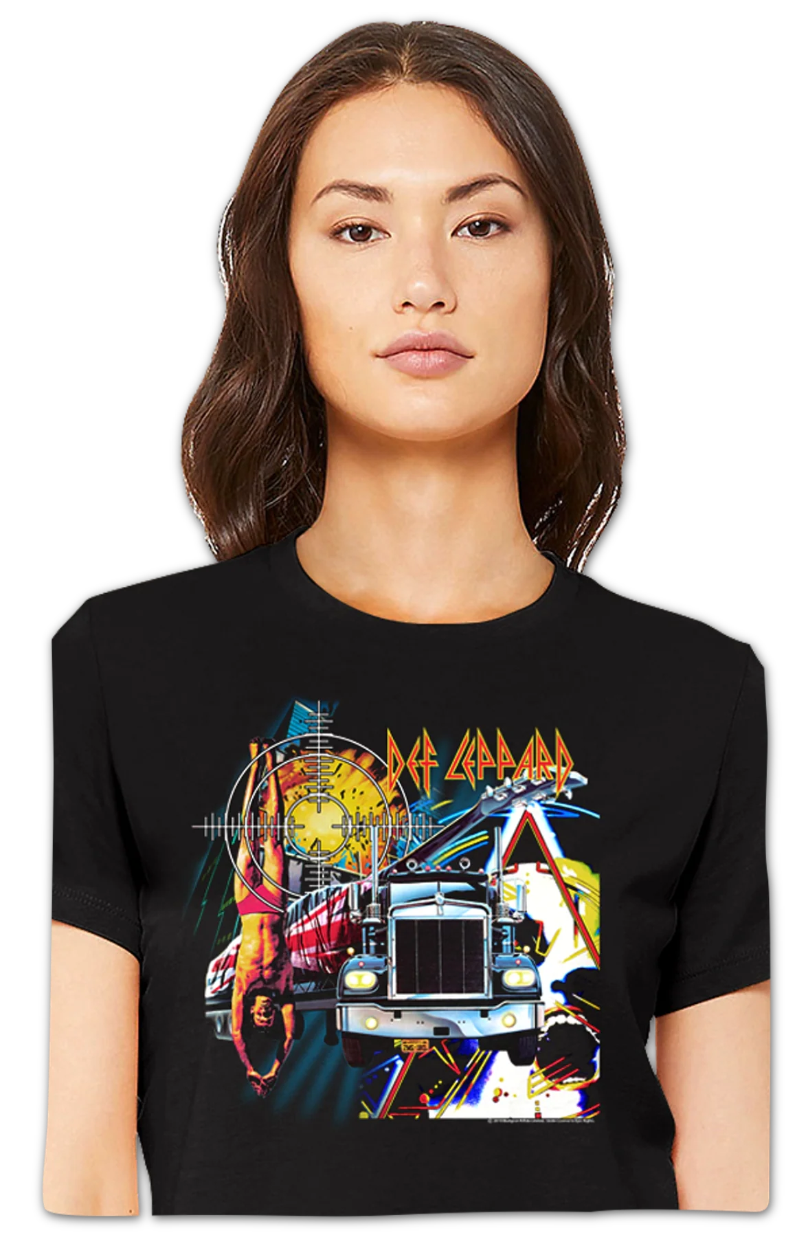 Womens First Four Collage Def Leppard Shirt - Image 2
