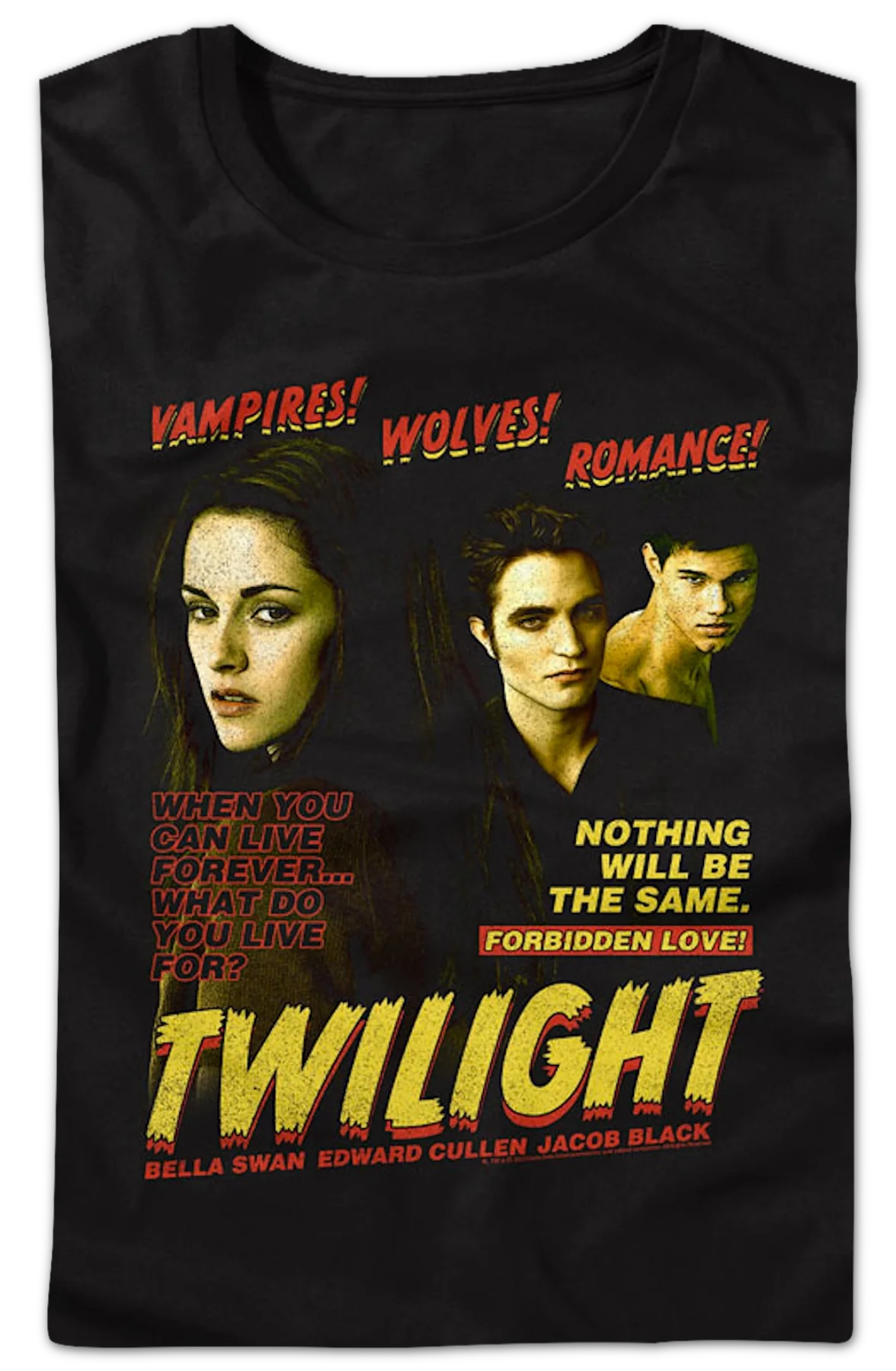 Womens Forbidden Love Twilight Shirt - Image 2