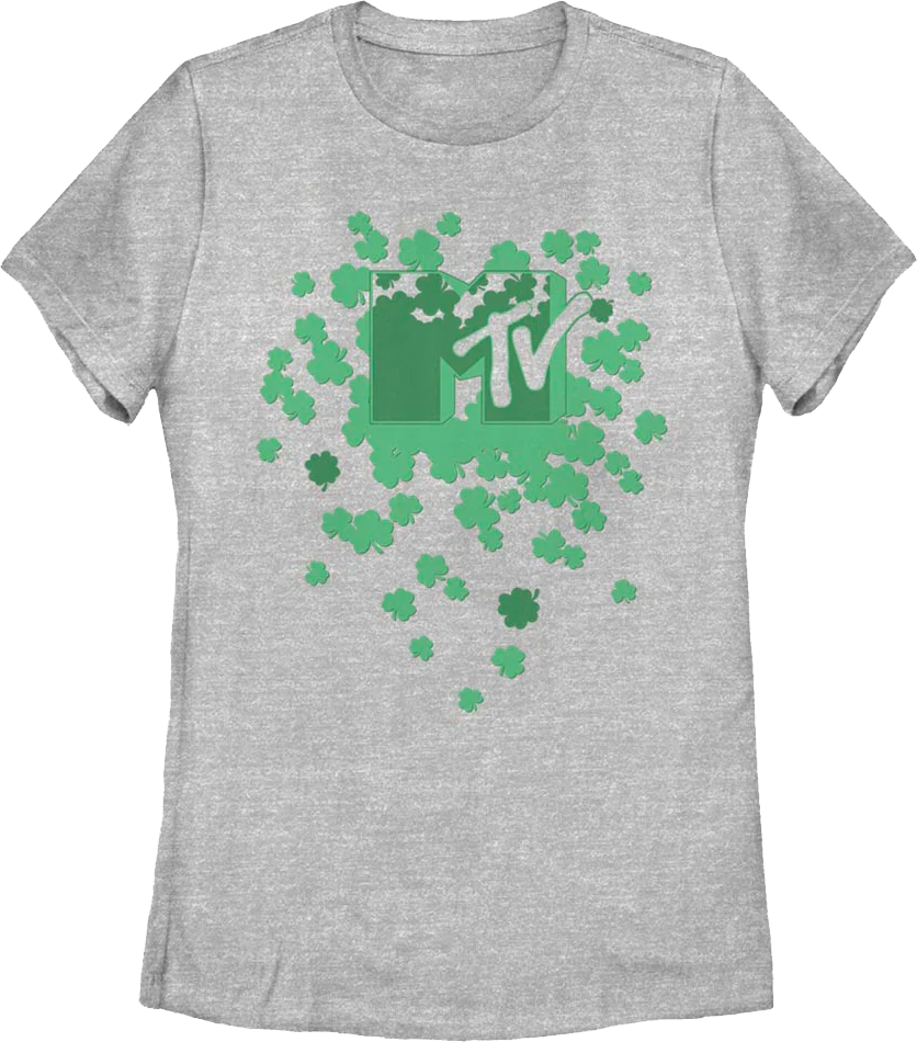 Womens Four-Leaf Clovers MTV Shirt