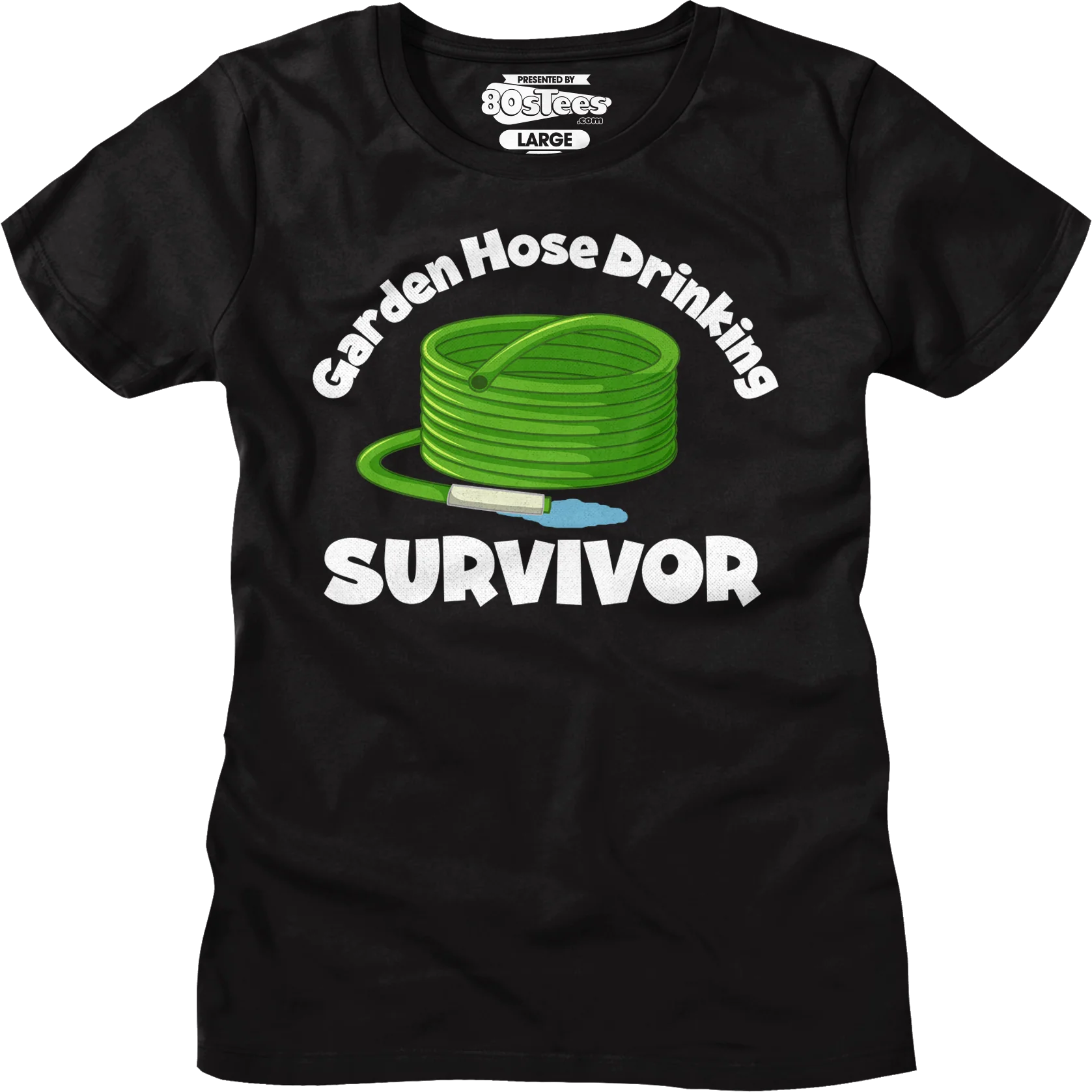 Womens Garden Hose Drinking Survivor Shirt