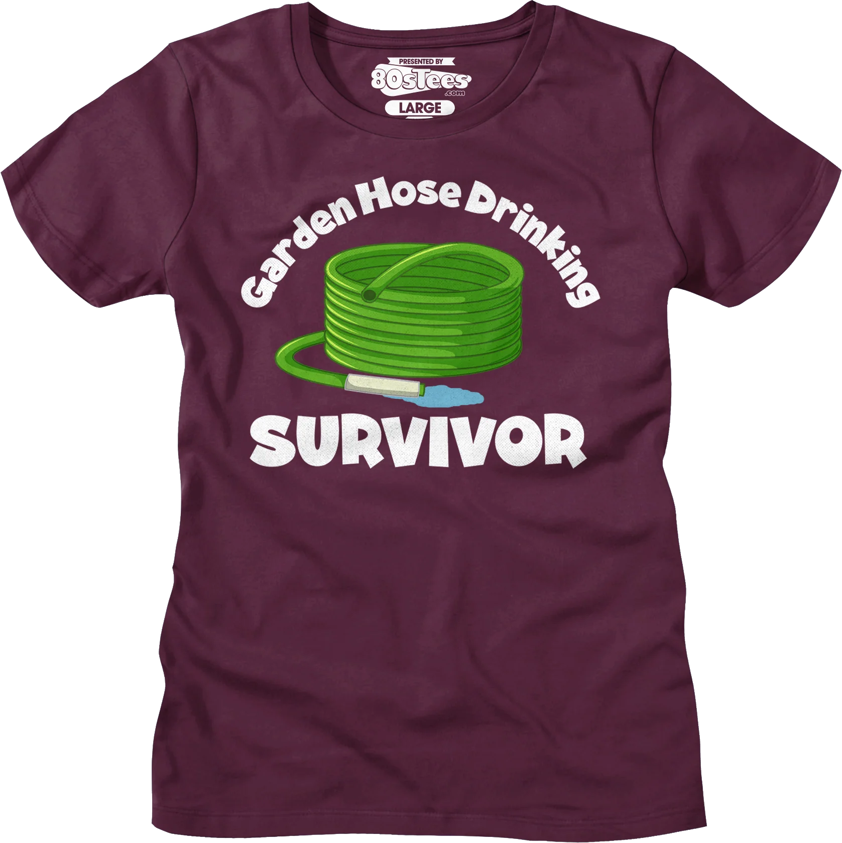 Womens Garden Hose Drinking Survivor Shirt - Image 3