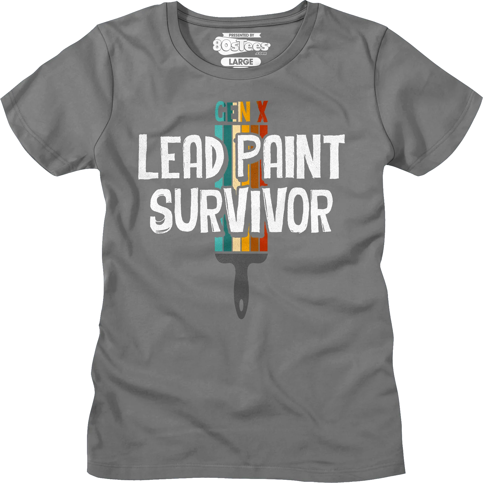 Womens Gen X Lead Paint Survivor Shirt - Image 4