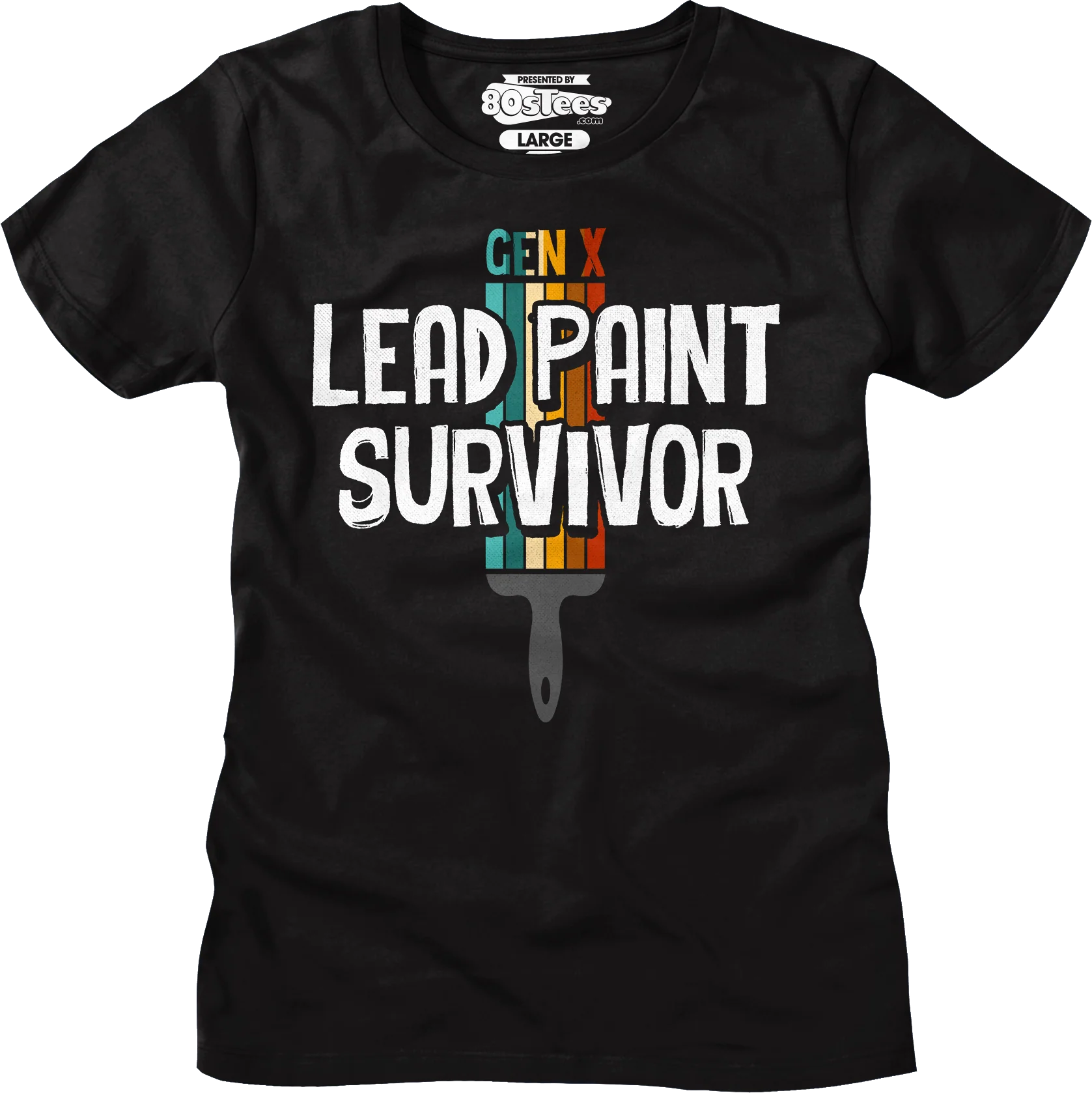 Womens Gen X Lead Paint Survivor Shirt - Image 5