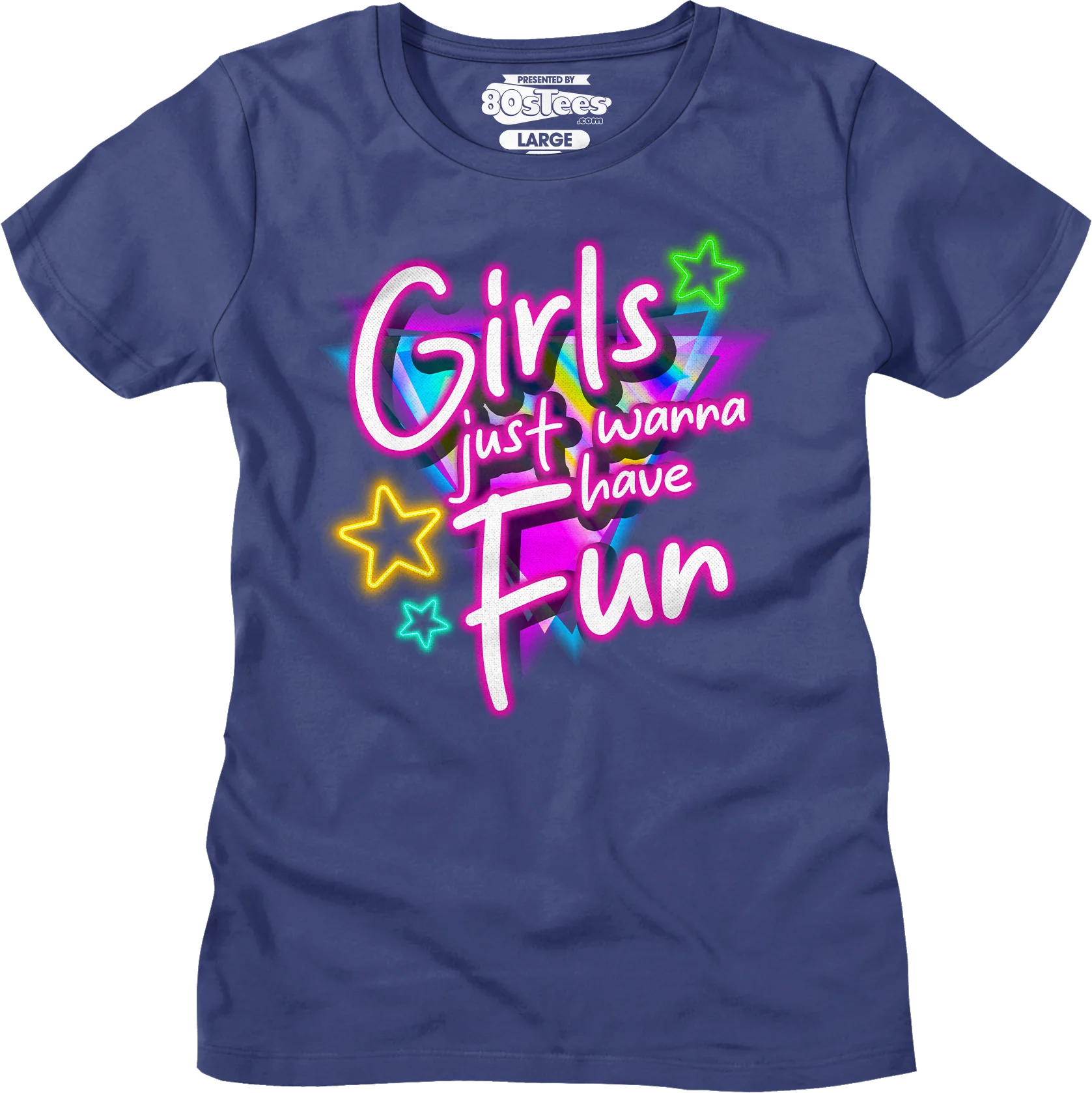 Womens Girls Just Wanna Have Fun Shirt - Image 4