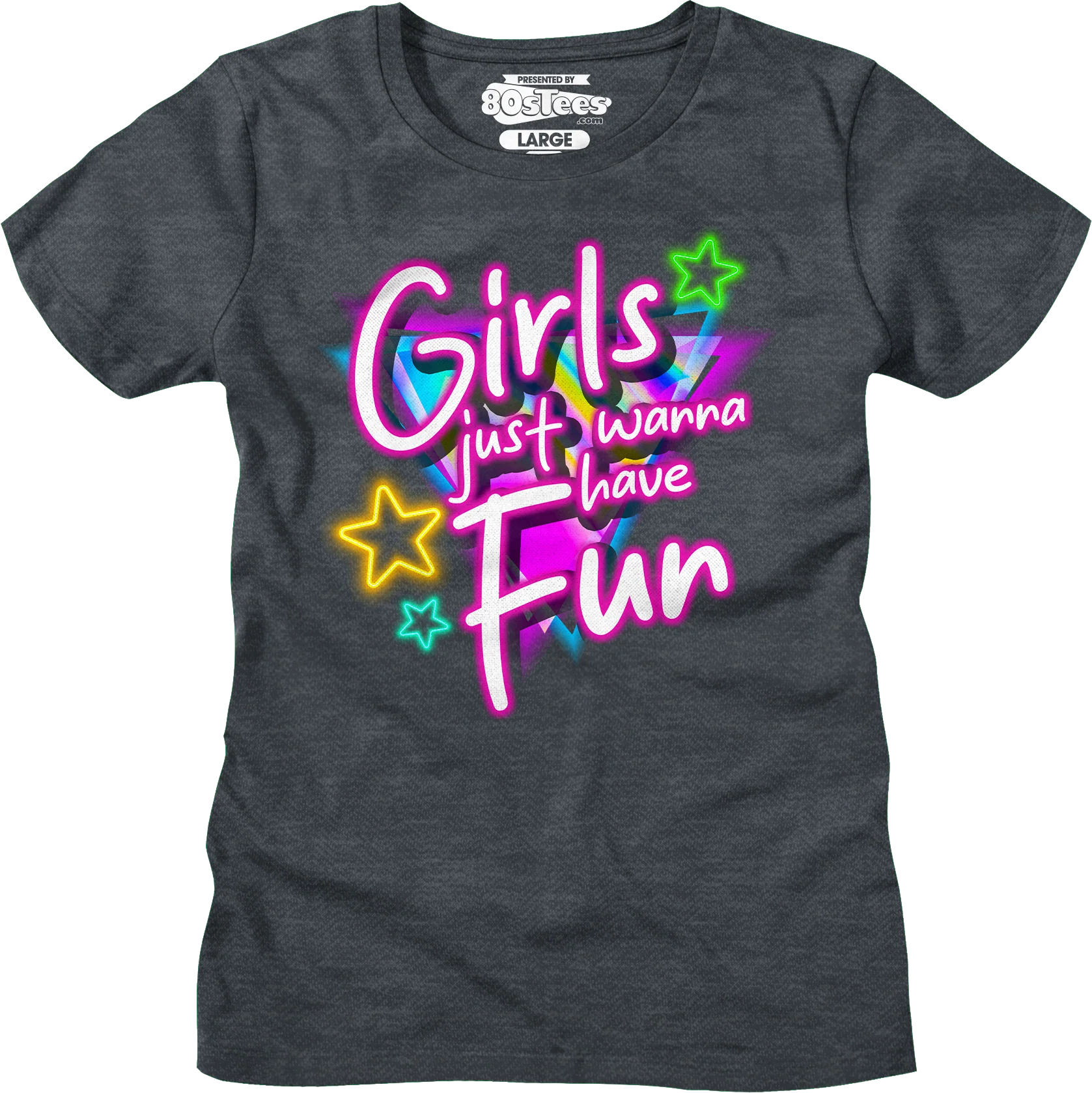 Womens Girls Just Wanna Have Fun Shirt - Image 5