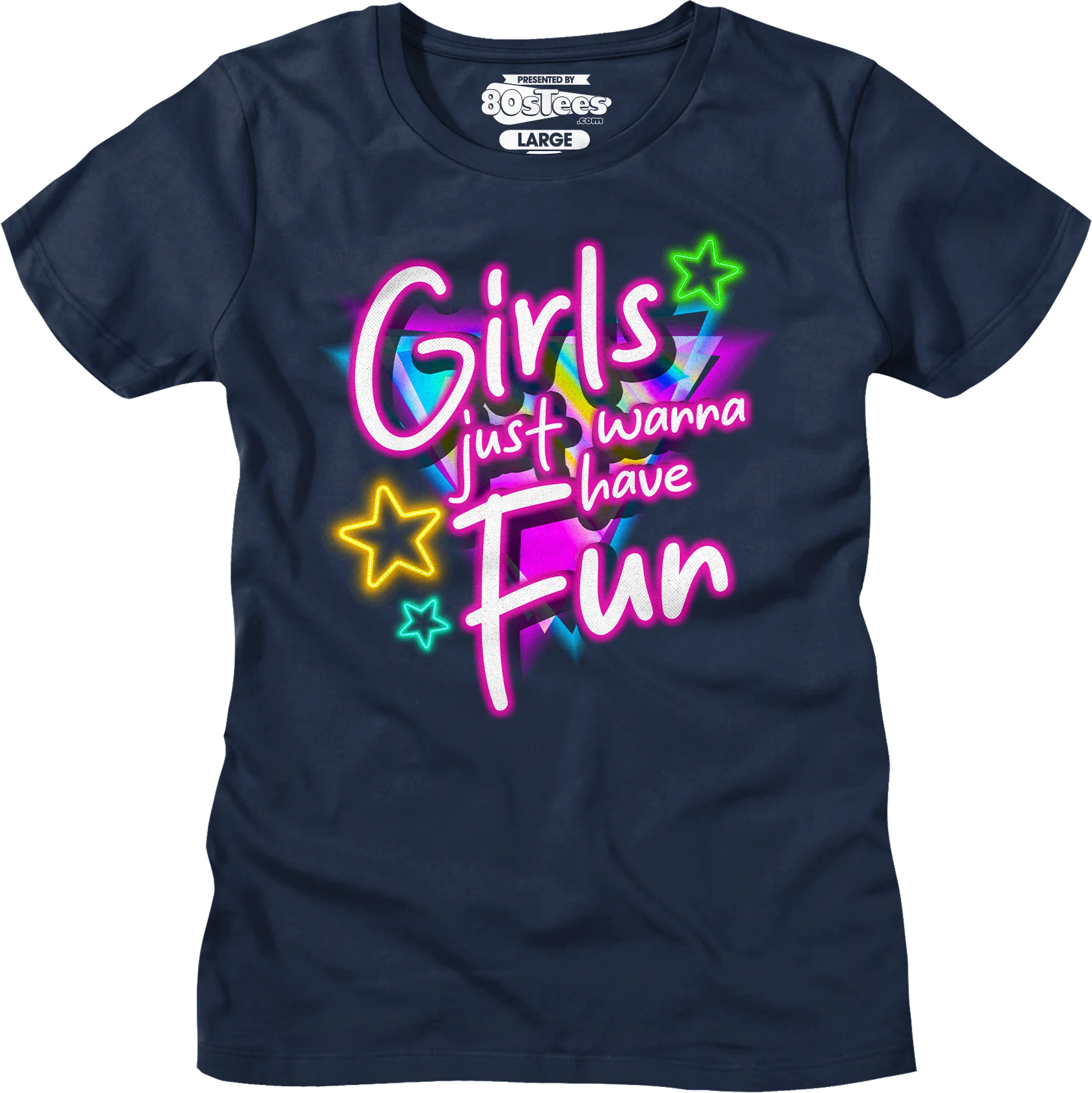 Womens Girls Just Wanna Have Fun Shirt - Image 7