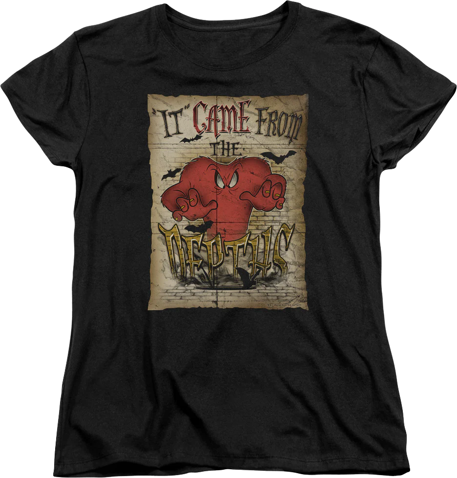 Womens Gossamer From The Depths Looney Tunes Shirt