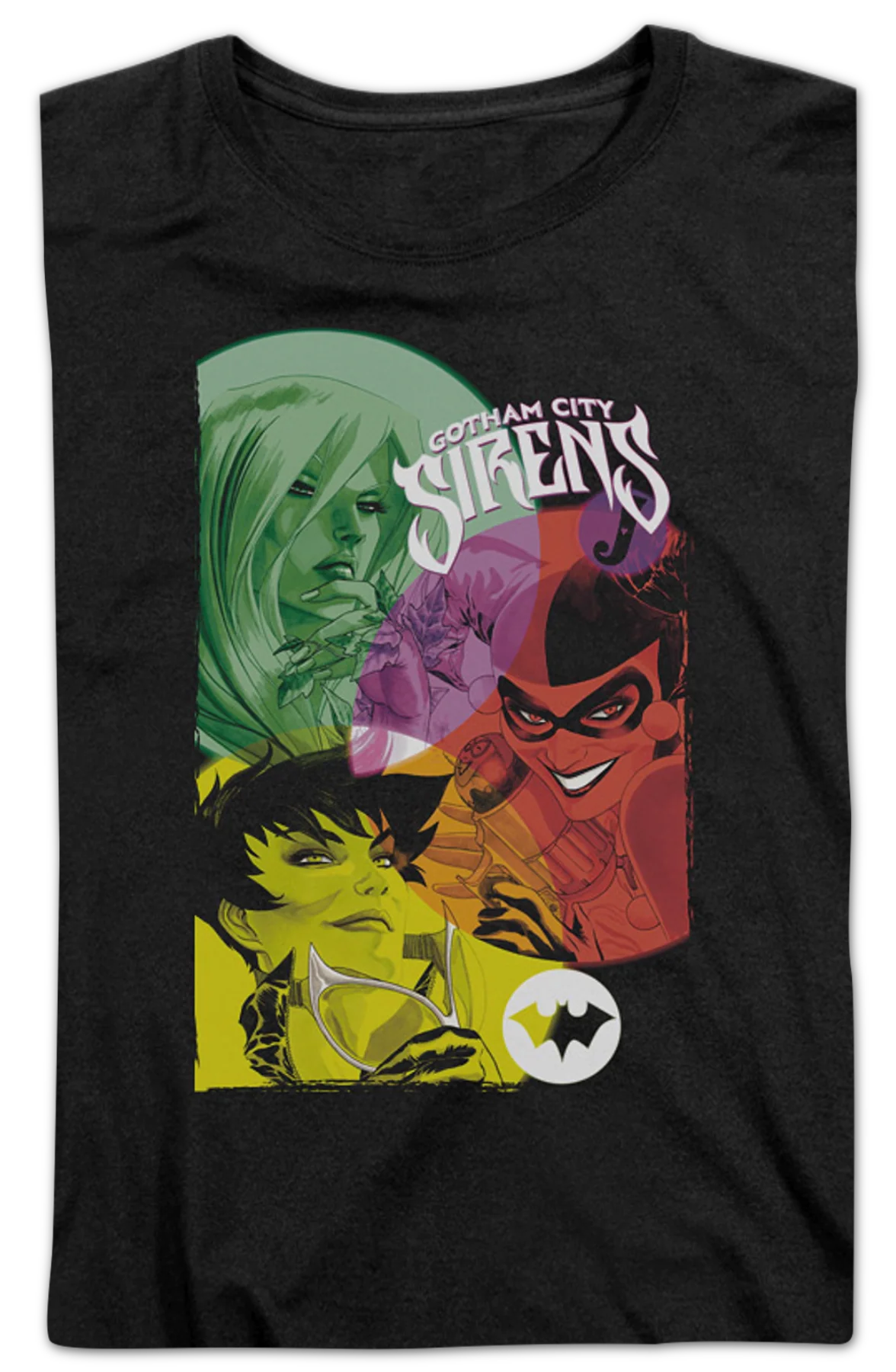 Womens Gotham City Sirens DC Comics Shirt - Image 2
