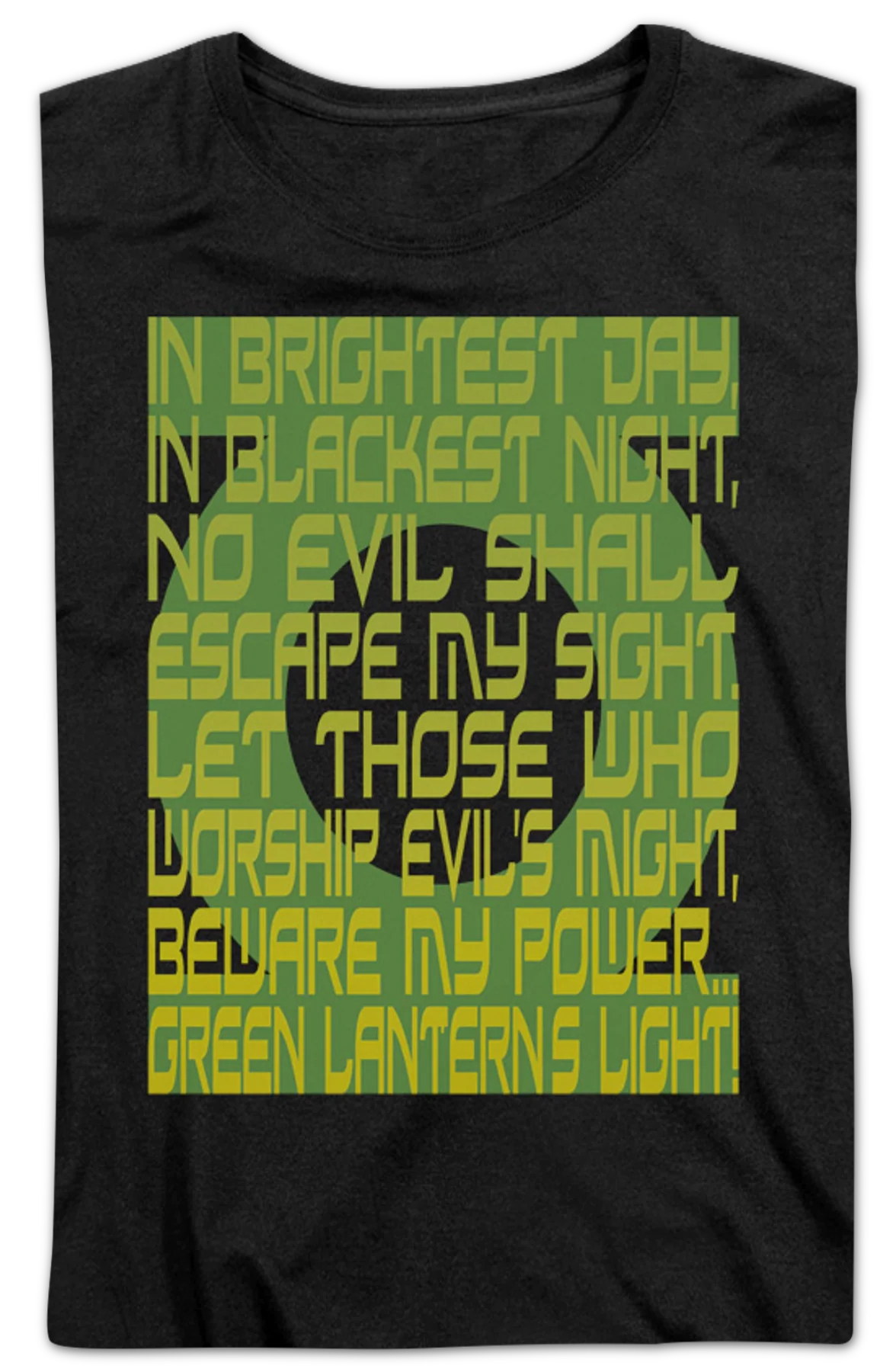 Womens Green Lantern Oath DC Comics Shirt - Image 2
