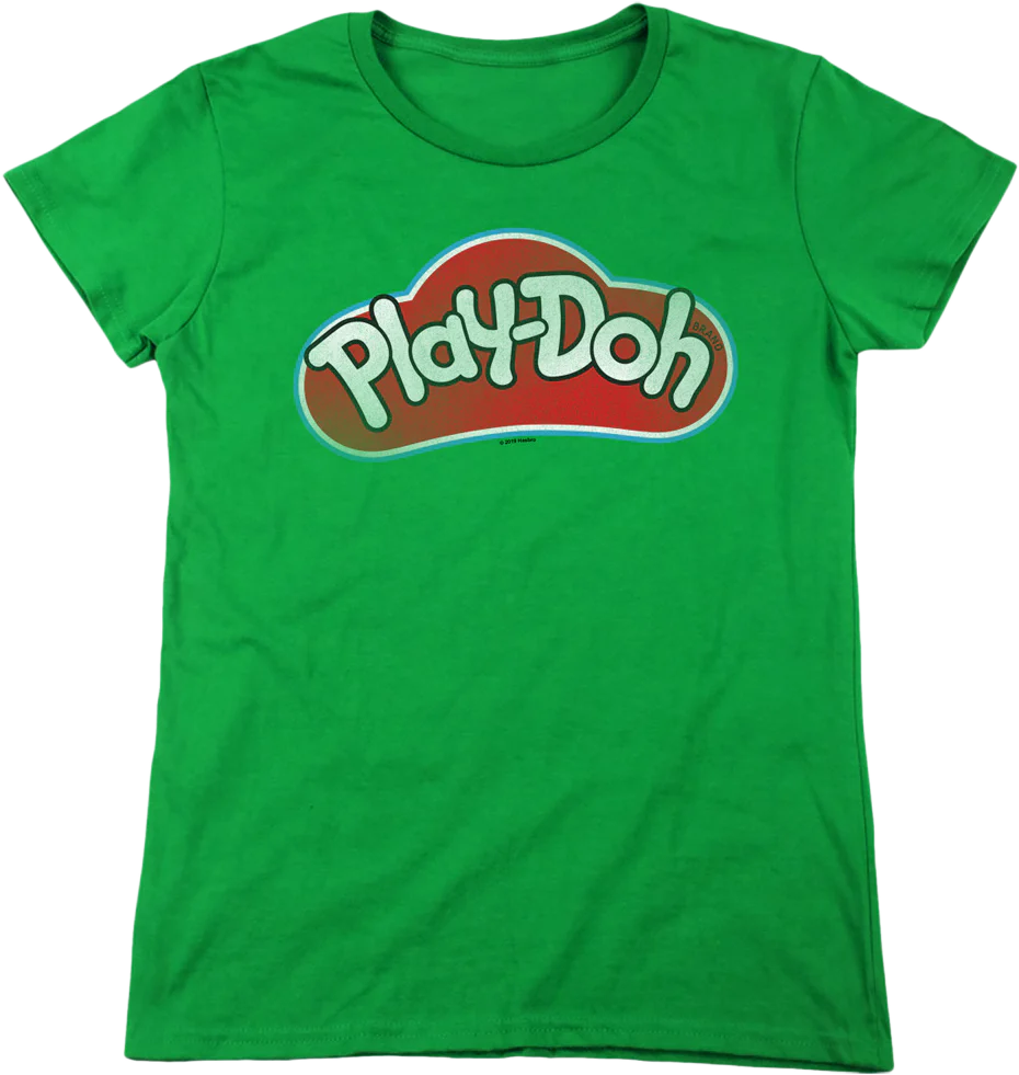 Womens Green Play-Doh Shirt - Image 2
