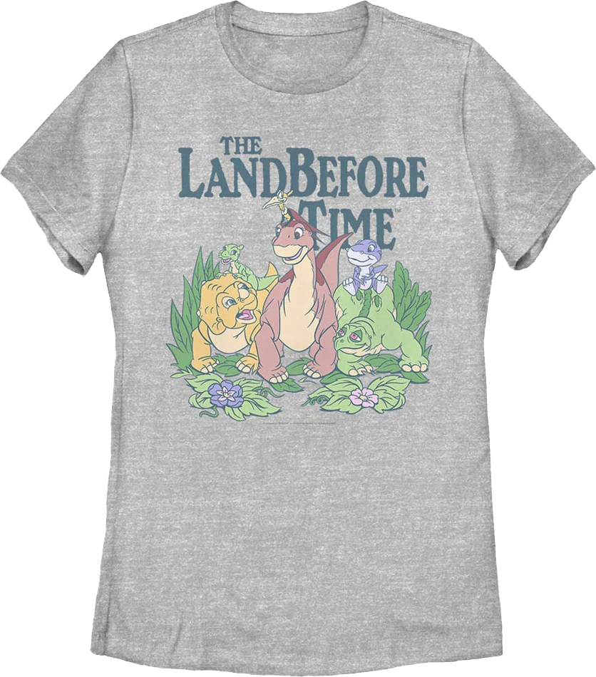 Womens Group Picture Land Before Time Shirt