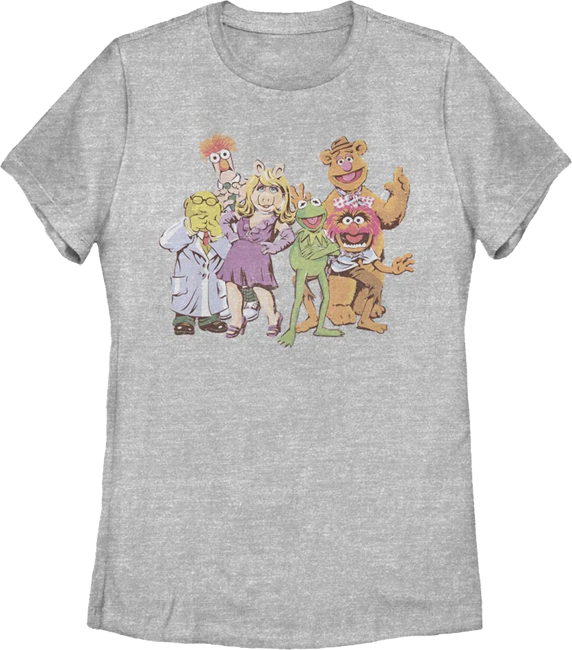 Womens Group Picture Muppets Shirt
