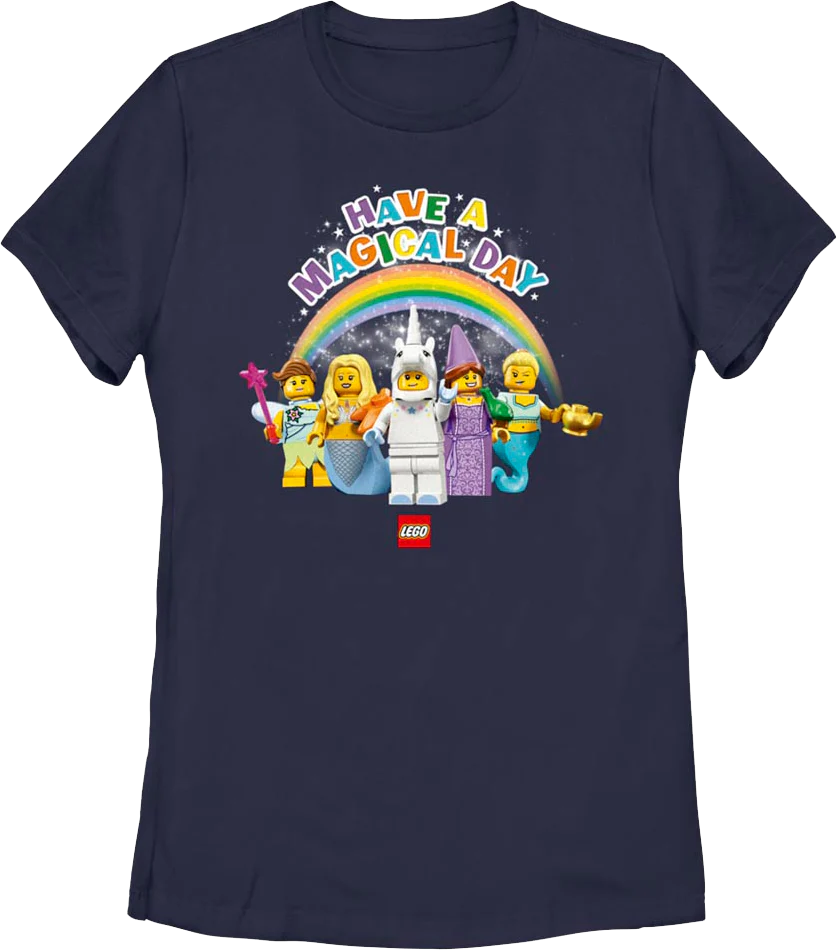 Womens Have A Magical Day Lego Shirt