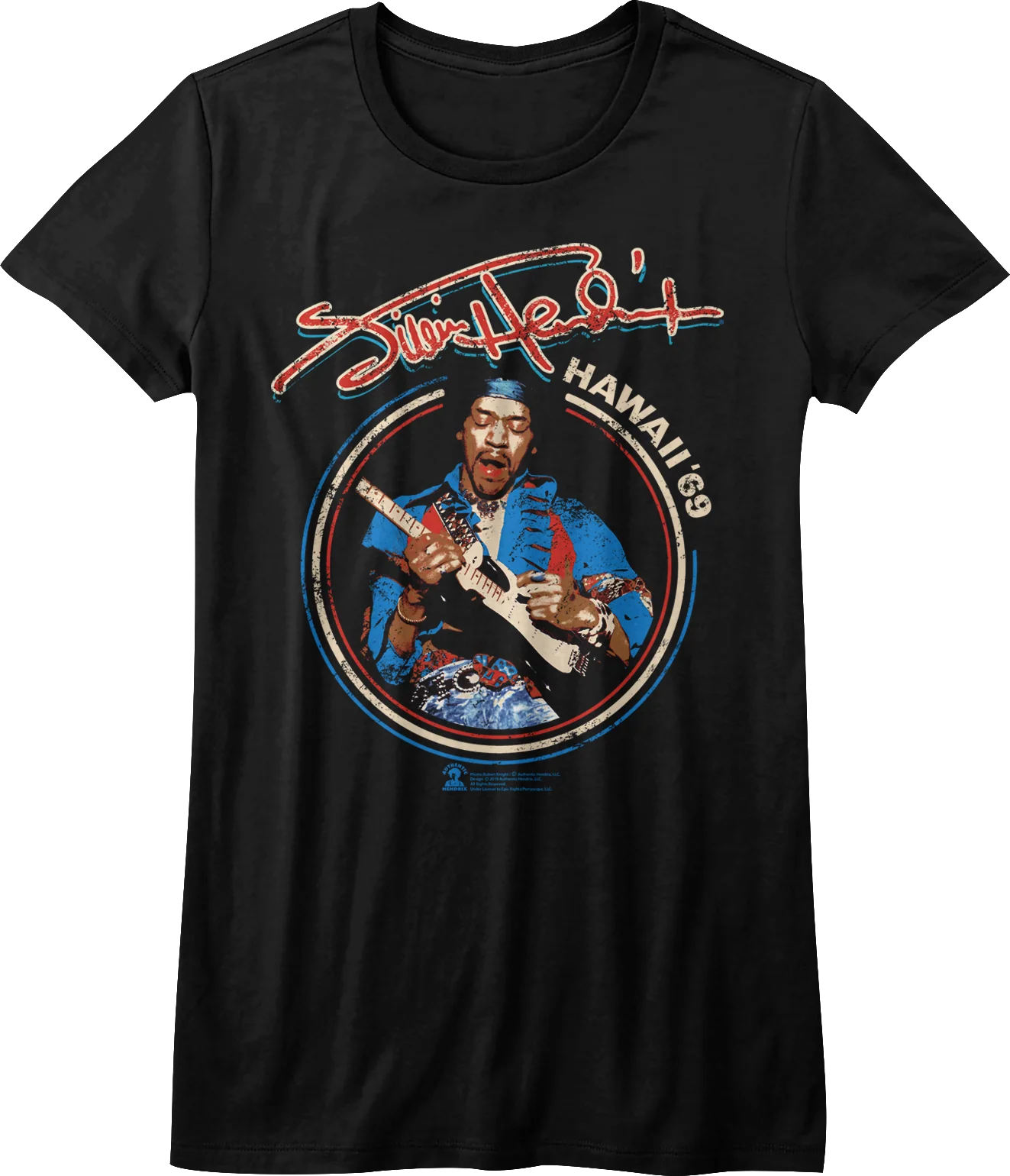 Womens Hawaii '69 Jimi Hendrix Shirt
