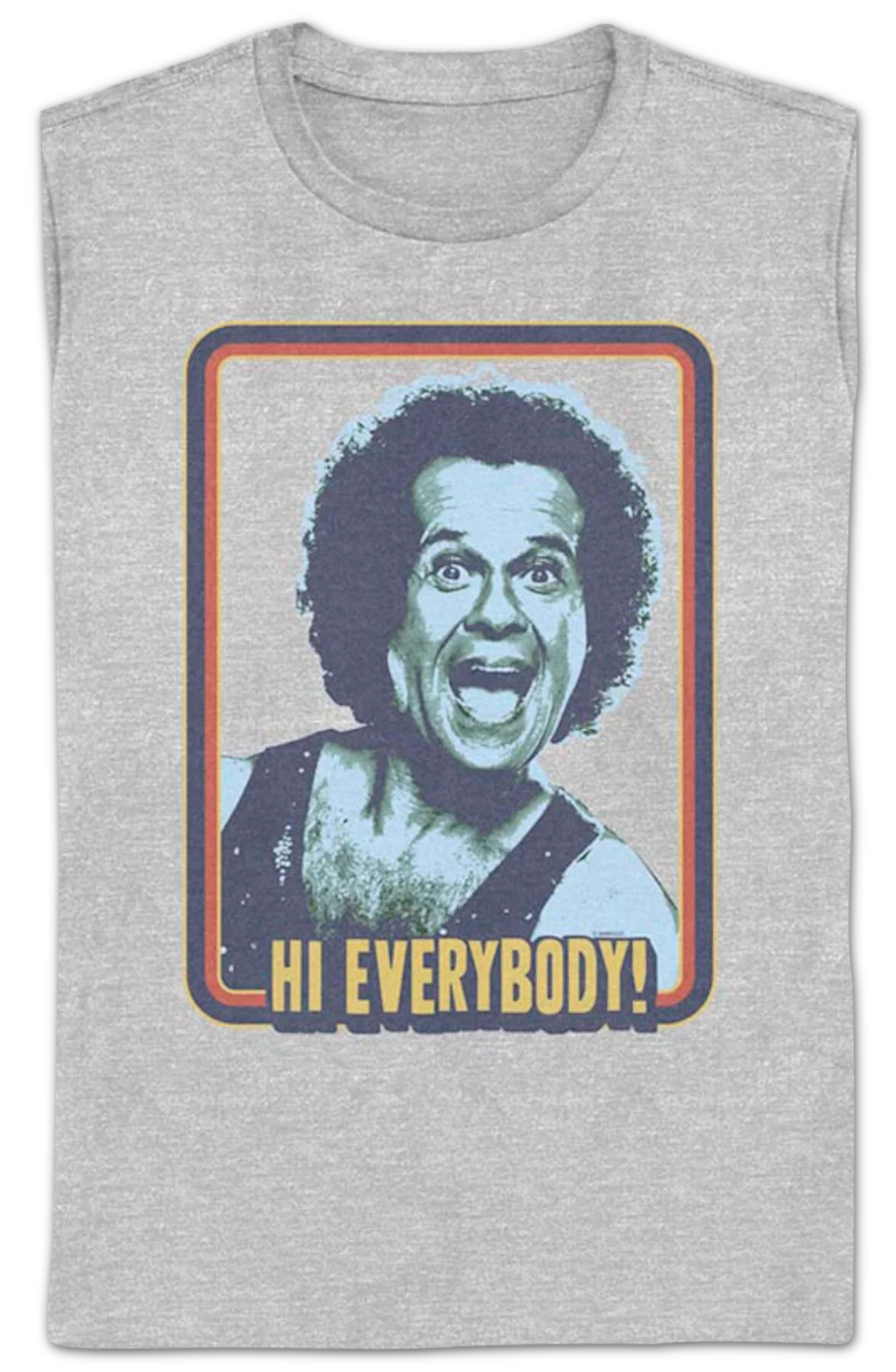 Womens Hi Everybody Richard Simmons Shirt - Image 2