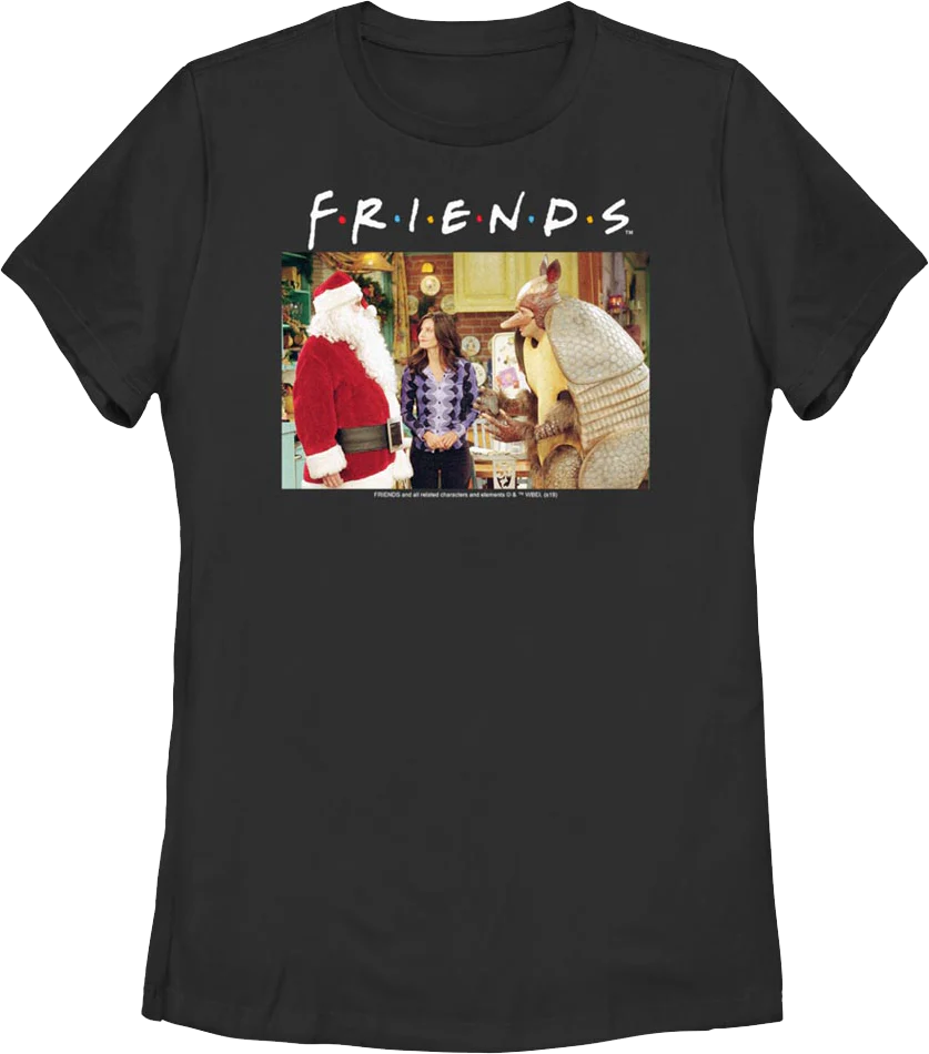 Womens Holiday Armadillo Friends Shirt