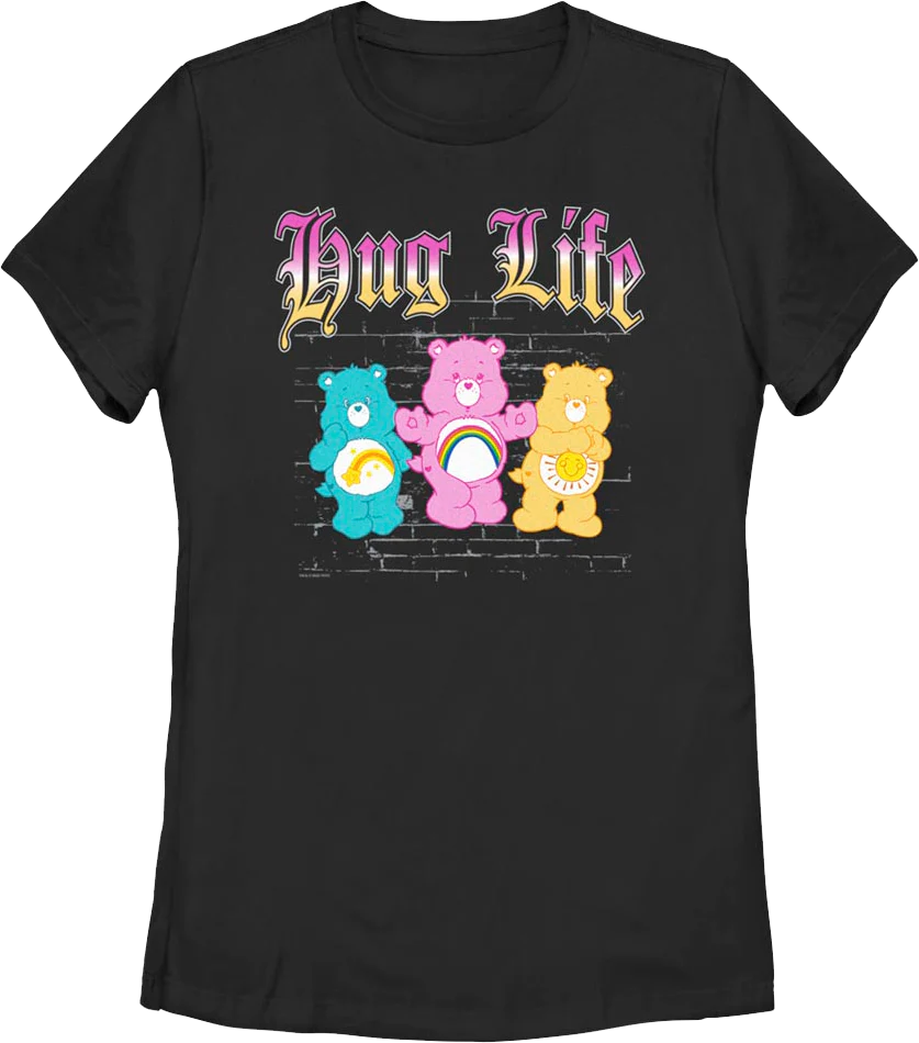 Womens Hug Life Care Bears Shirt