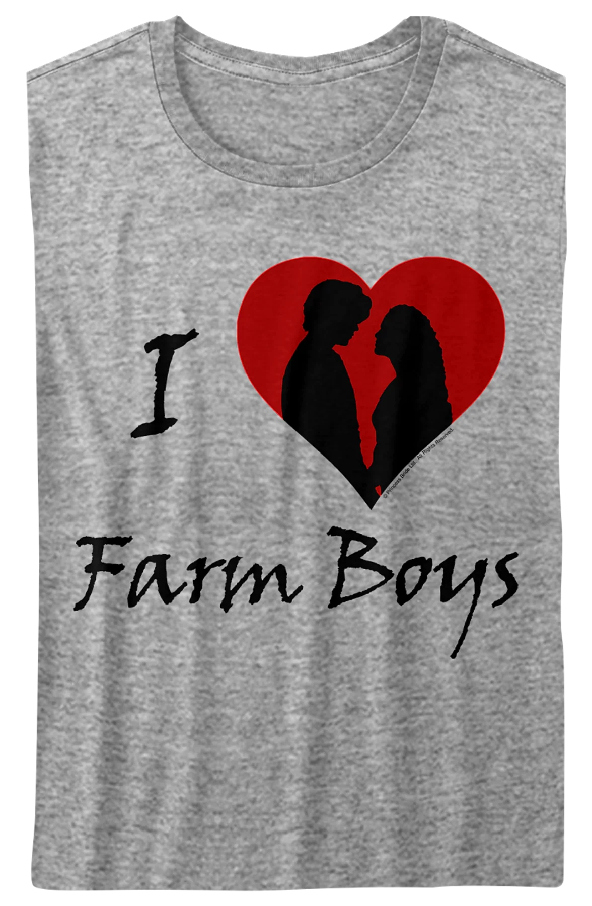 Womens I Love Farm Boys Princess Bride Shirt - Image 2