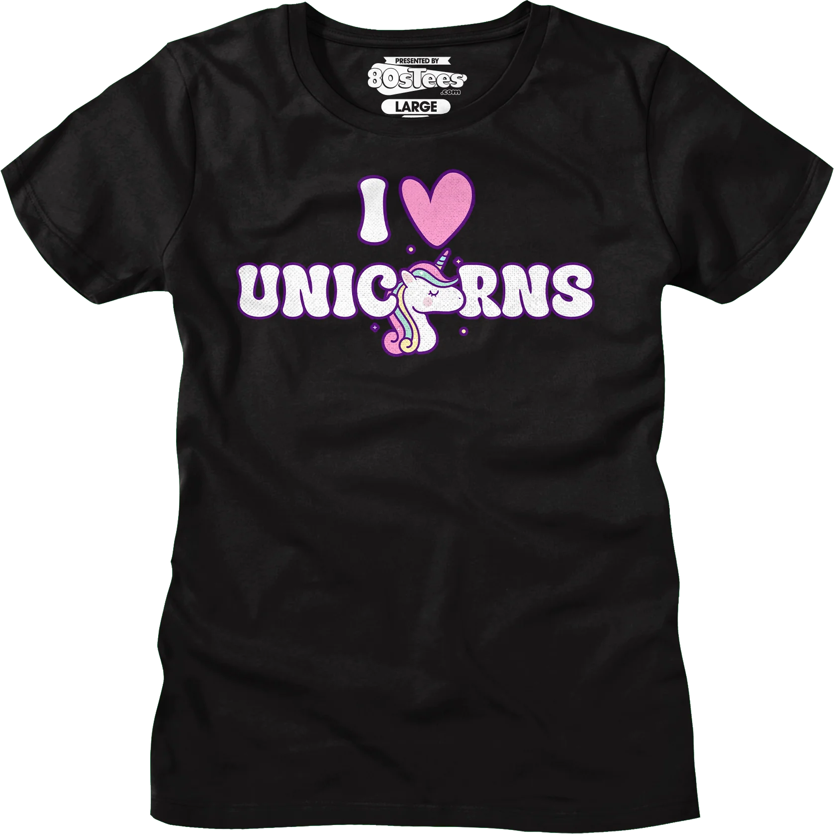 Womens I Love Unicorns Shirt