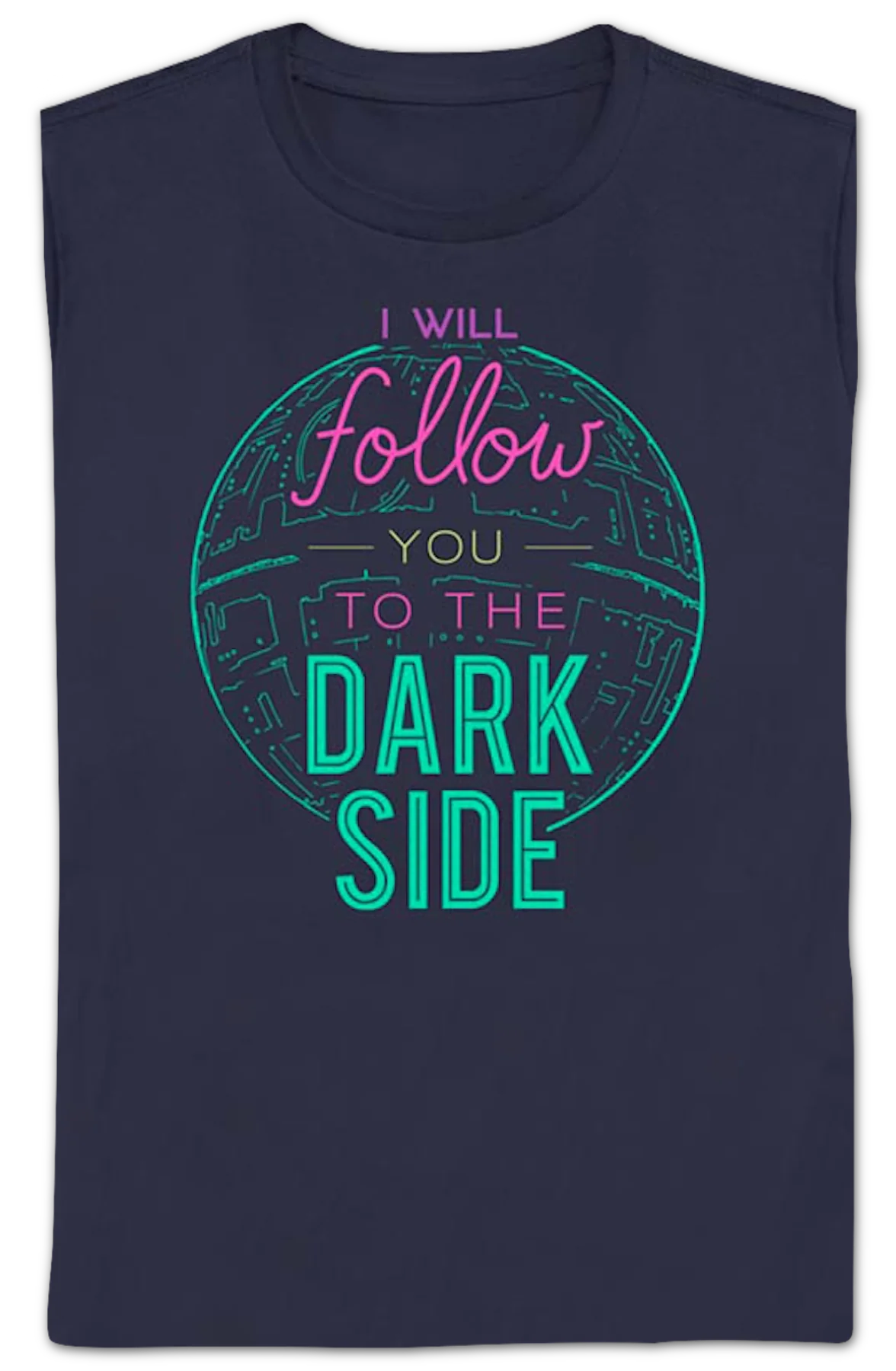 Womens I Will Follow You To The Dark Side Star Wars Shirt - Image 2