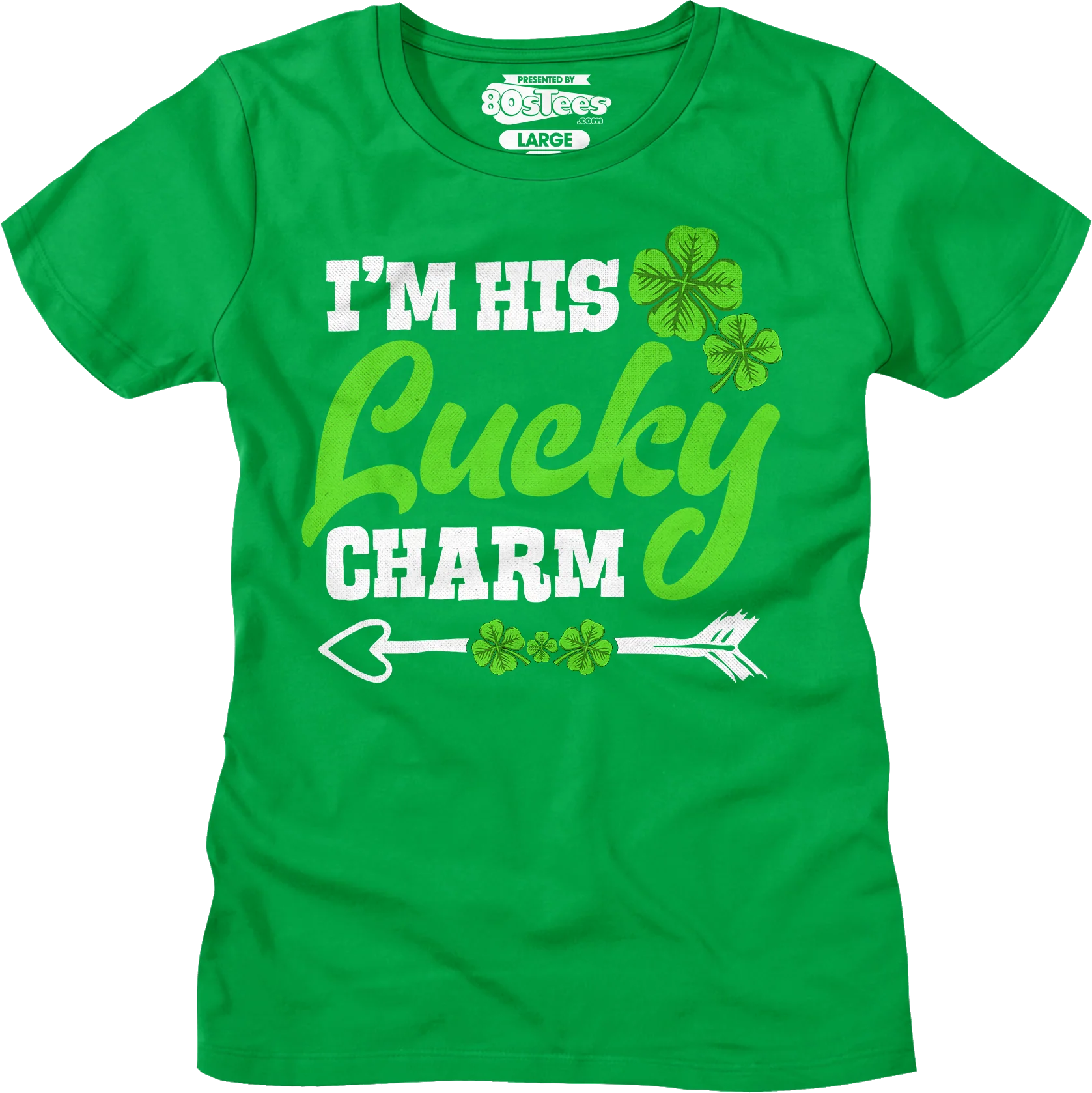 Womens I'm His Lucky Charm Shirt - Image 6