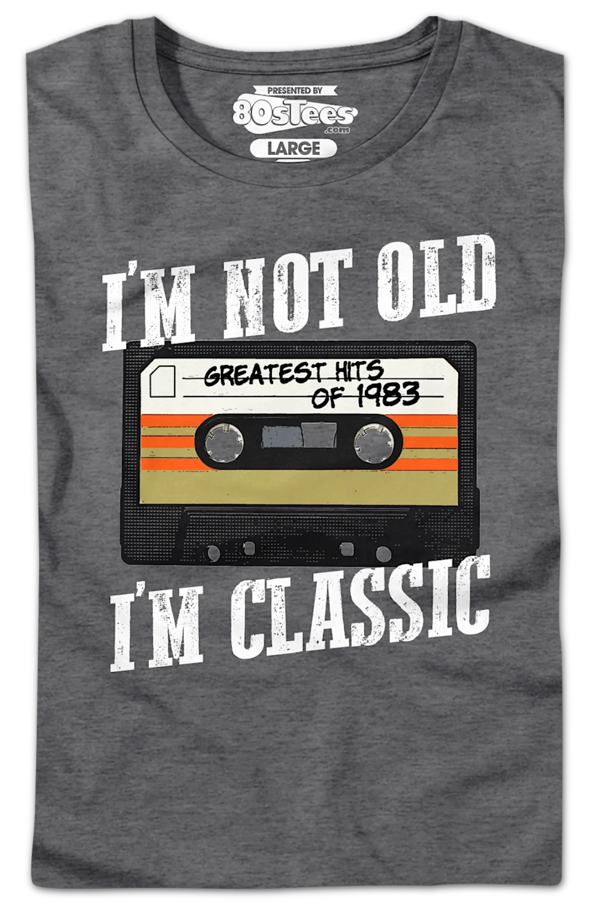 Womens I'm Not Old I'm Classic Greatest Hits Of 1983 Shirt - Image 2