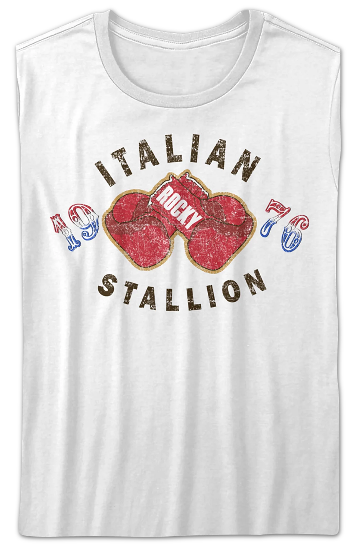 Womens Italian Stallion 1976 Rocky Shirt - Image 2