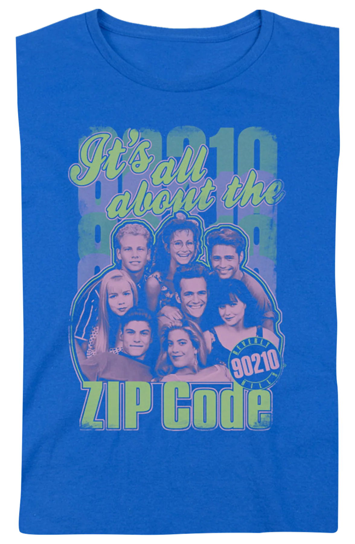 Womens It's All About The Zip Code Beverly Hills 90210 Shirt - Image 2