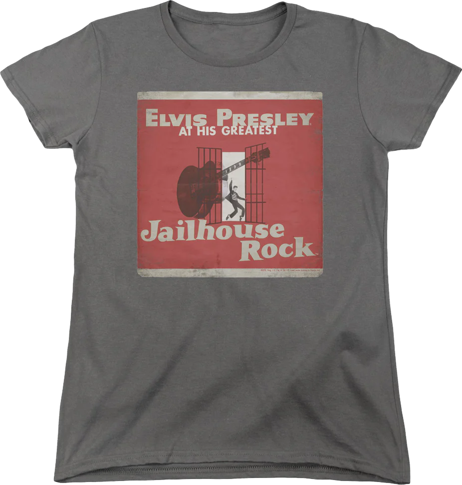 Womens Jailhouse Rock Elvis Presley T-Shirt