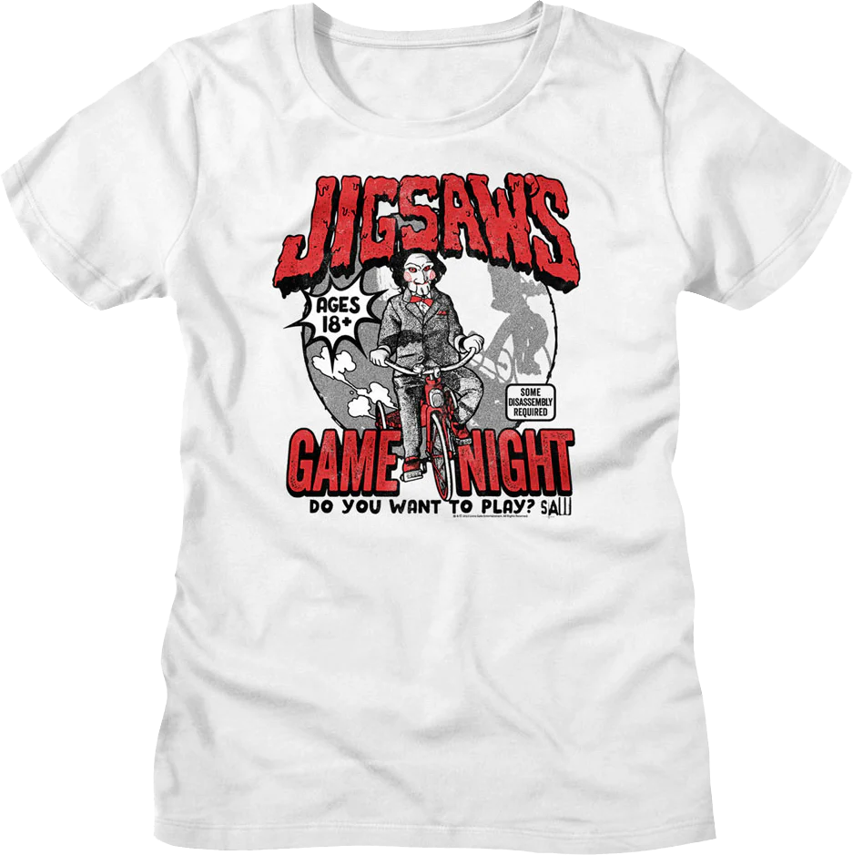 Womens Jigsaw's Game Night Saw Shirt