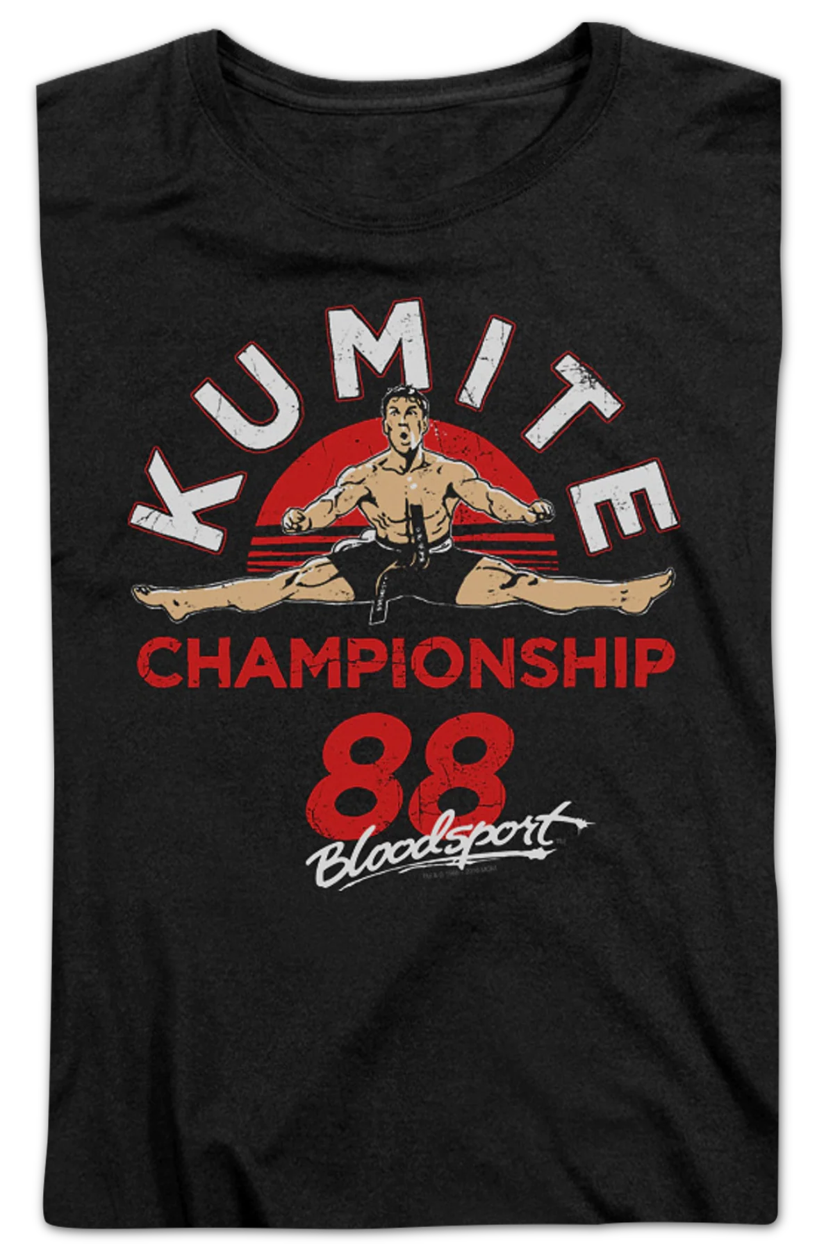 Womens Kumite Championship Bloodsport Shirt - Image 2