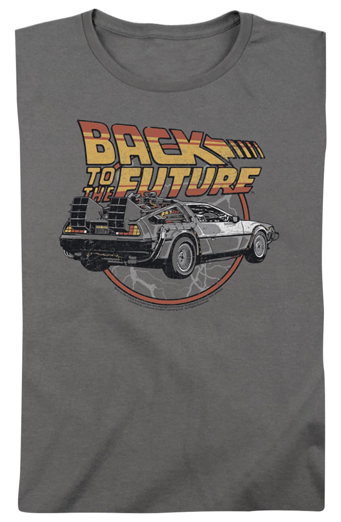 Womens Lightning Bolts Back To The Future Shirt - Image 2