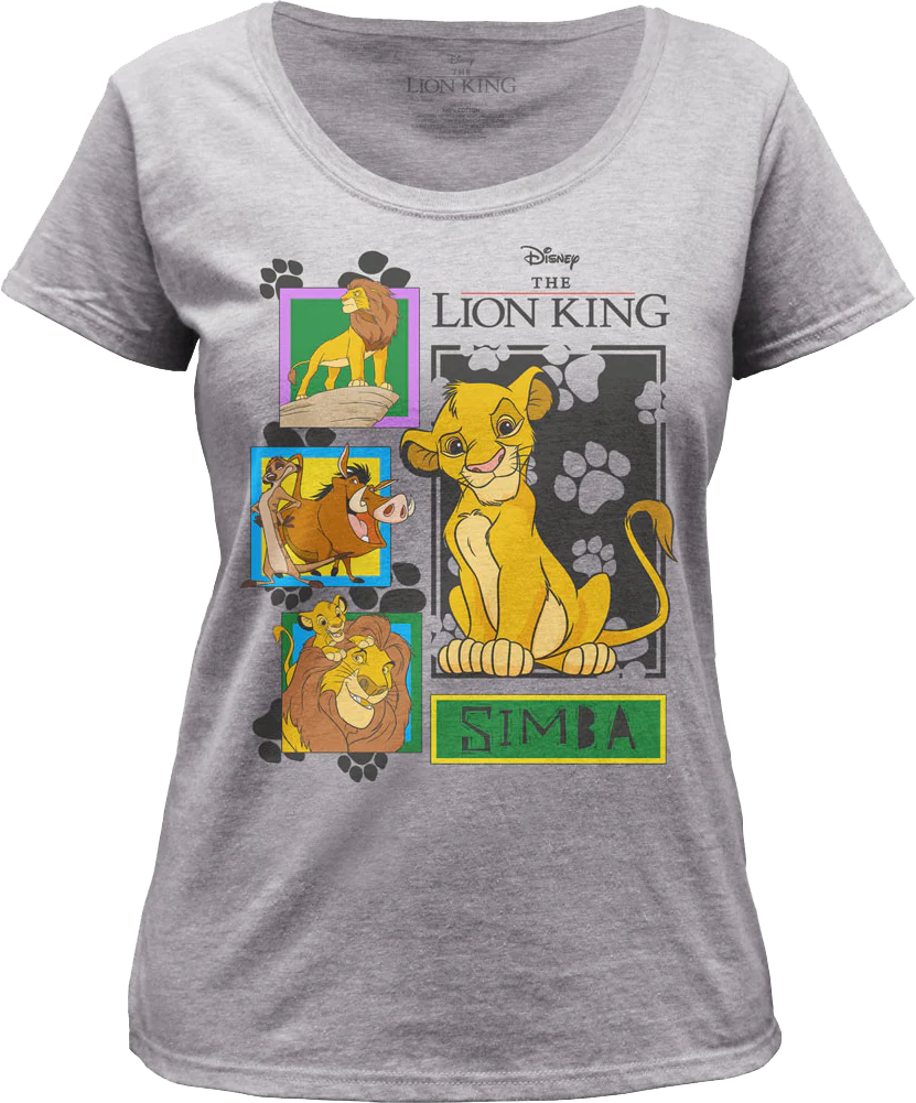 Womens Lion King Scoopneck Shirt