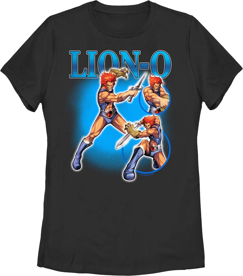 Womens Lion-O Collage ThunderCats Shirt