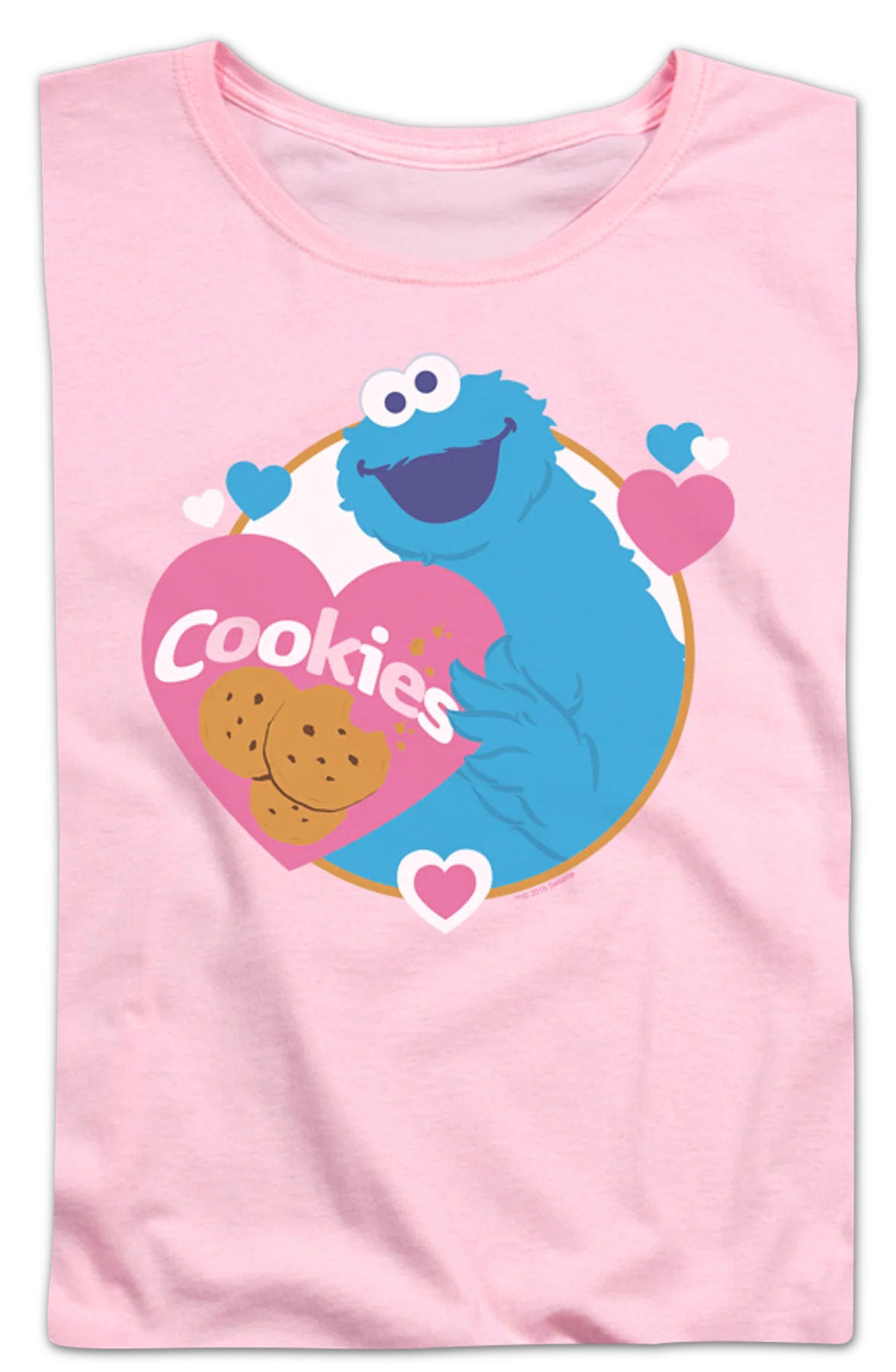 Womens Love Cookies Sesame Street Shirt - Image 2