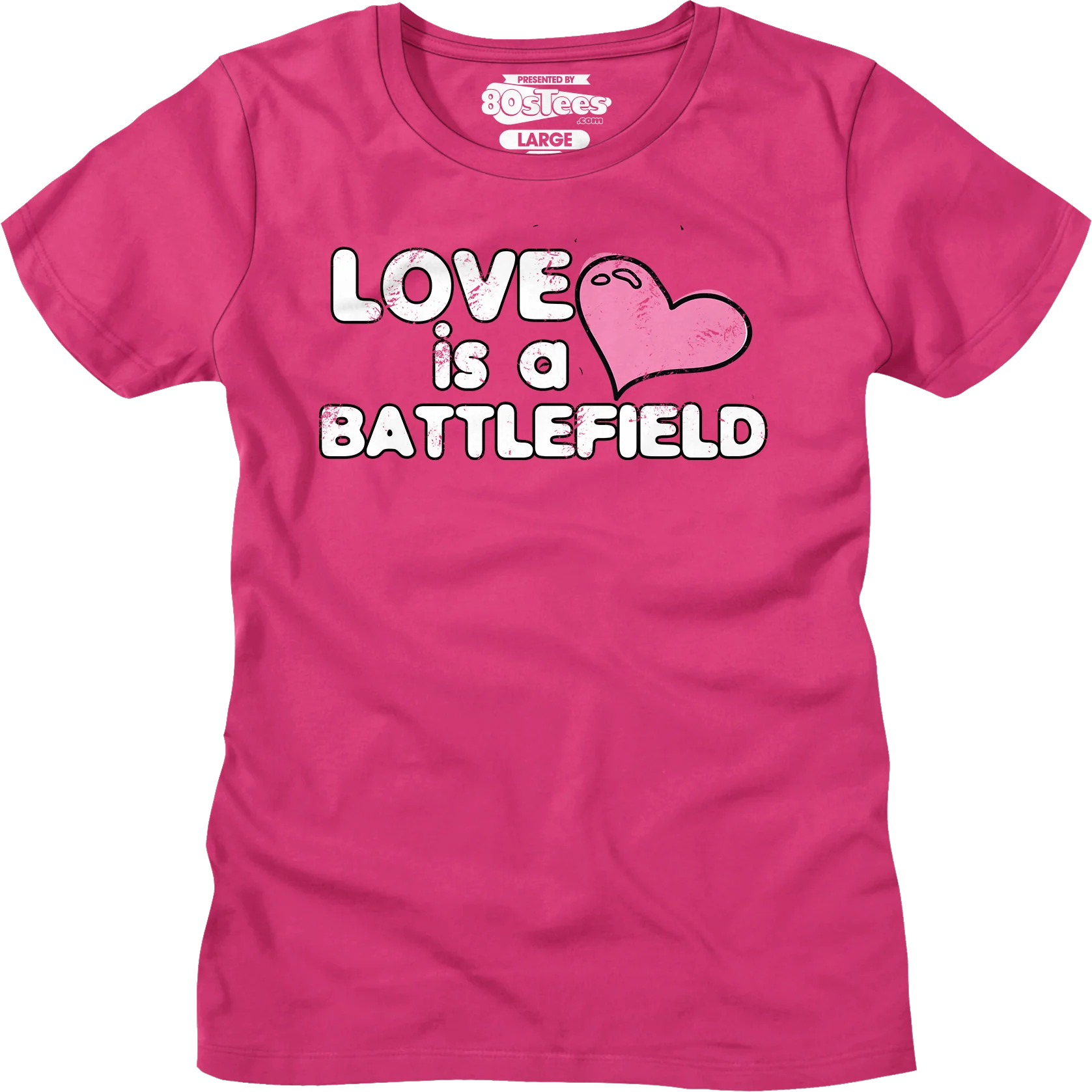 Womens Love Is A Battlefield Shirt - Image 6