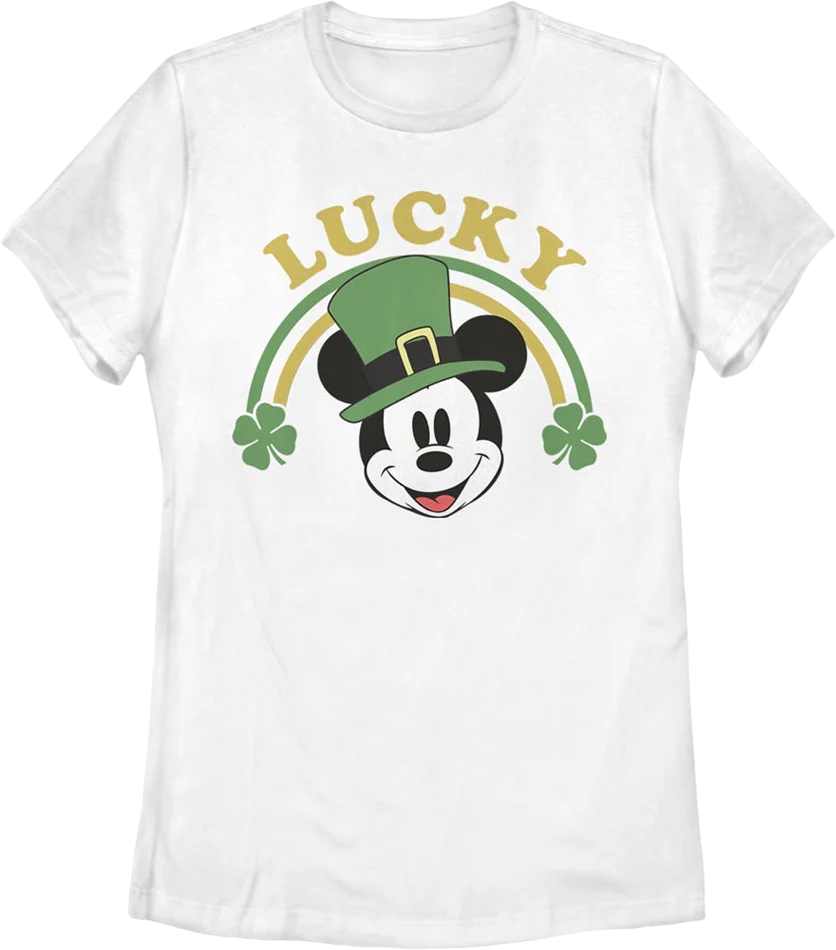 Womens Lucky Mickey Mouse Disney Shirt
