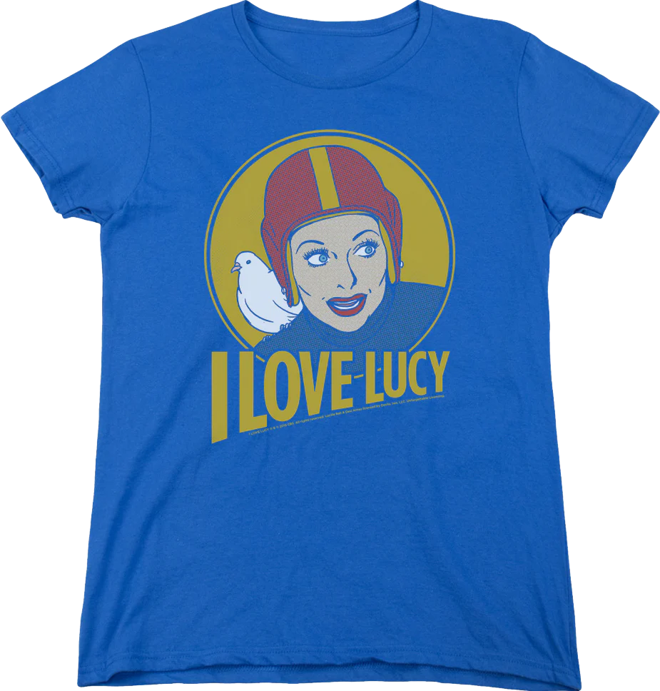 Womens Lucy and Superman I Love Lucy Shirt