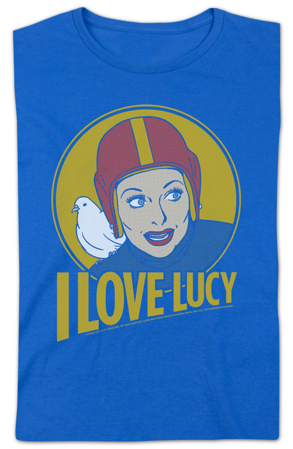 Womens Lucy and Superman I Love Lucy Shirt - Image 2