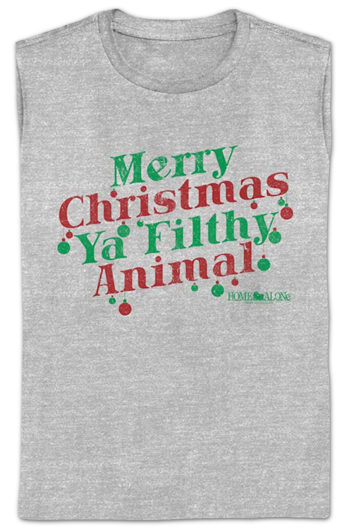 Womens Merry Christmas Ya Filthy Animal Ornaments Home Alone Shirt - Image 2