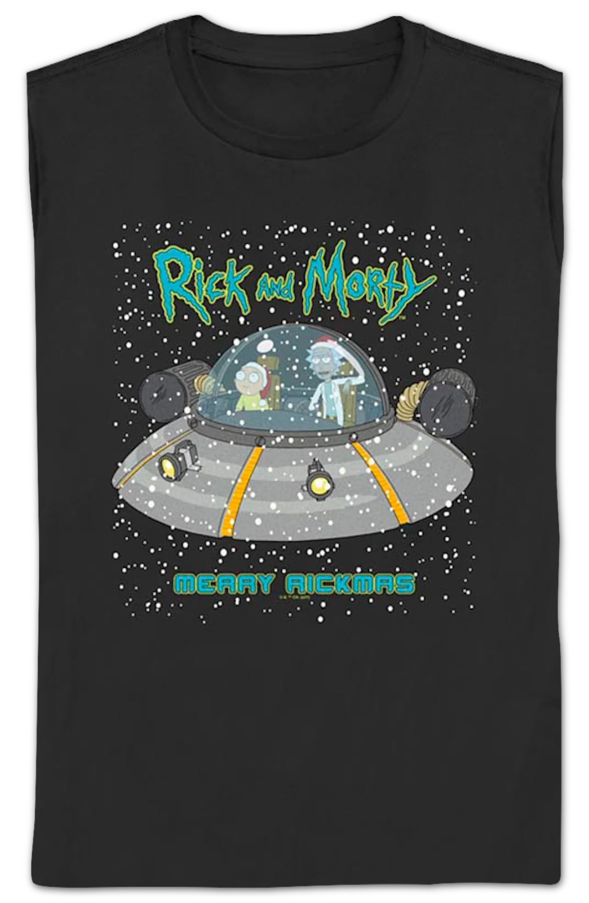 Womens Merry Rickmas Rick And Morty Shirt - Image 2
