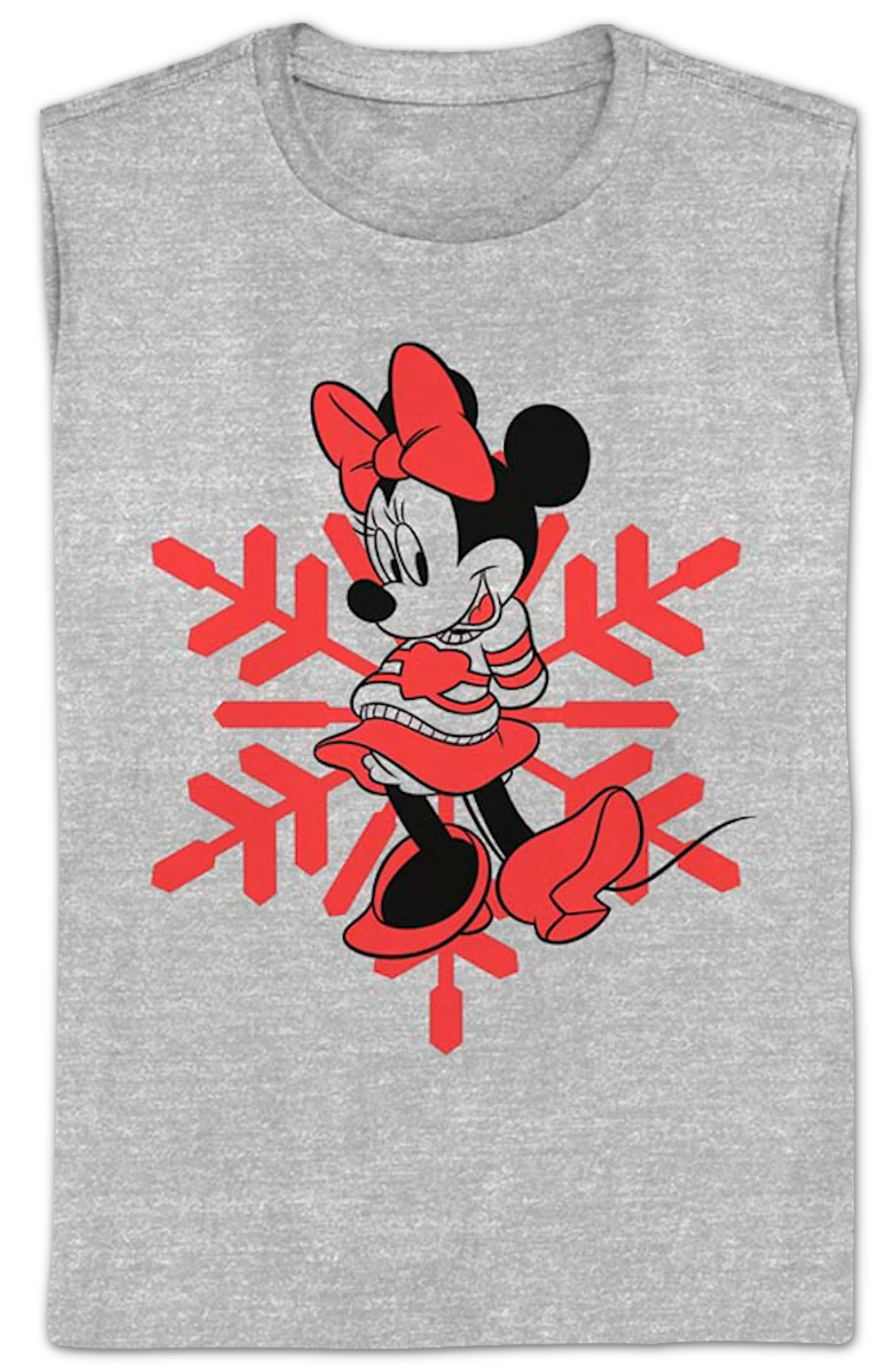 Womens Minnie Mouse Snowflake Shirt - Image 2