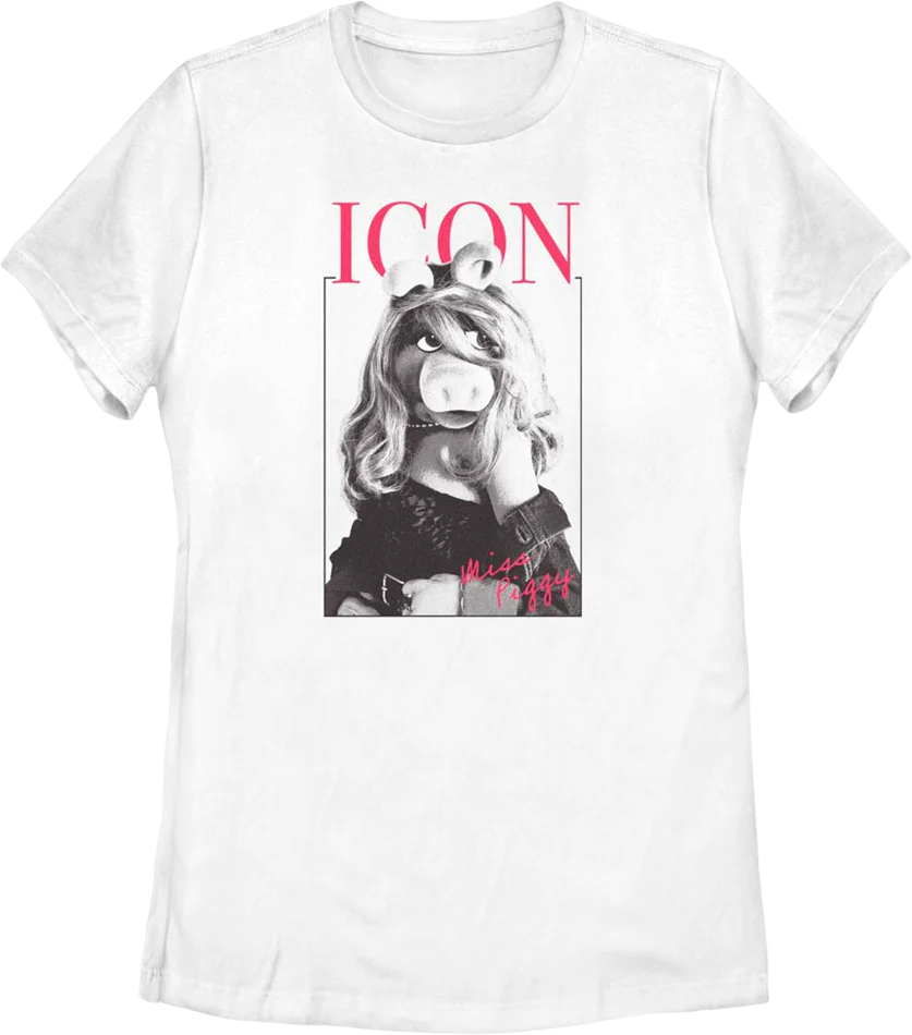 Womens Miss Piggy Icon Muppets Shirt